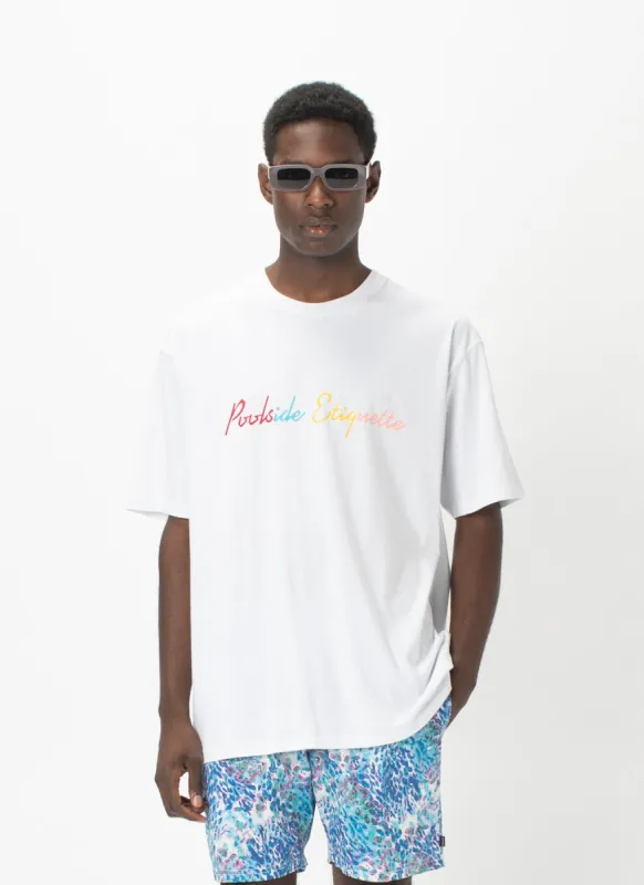 Pool Tee White sold by Barney Cools