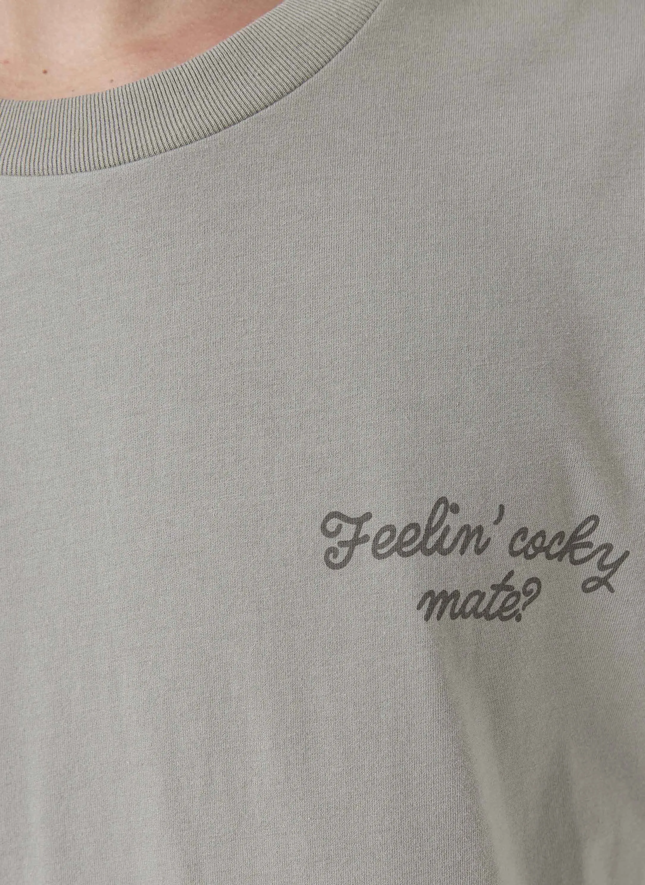 Cocky Tee Sage sold by Barney Cools product image thumbnail 2