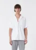 Terry Jacquard Shirt White sold by Barney Cools