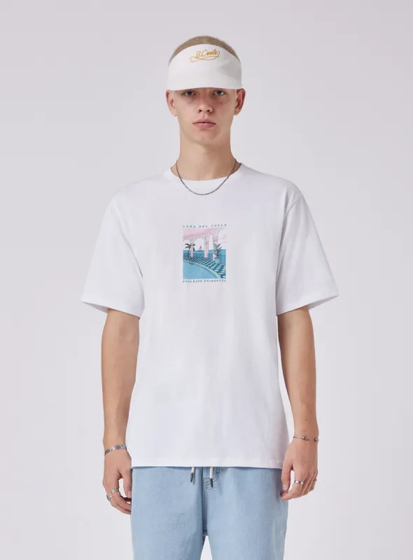 Portofino Homie Tee White sold by Barney Cools