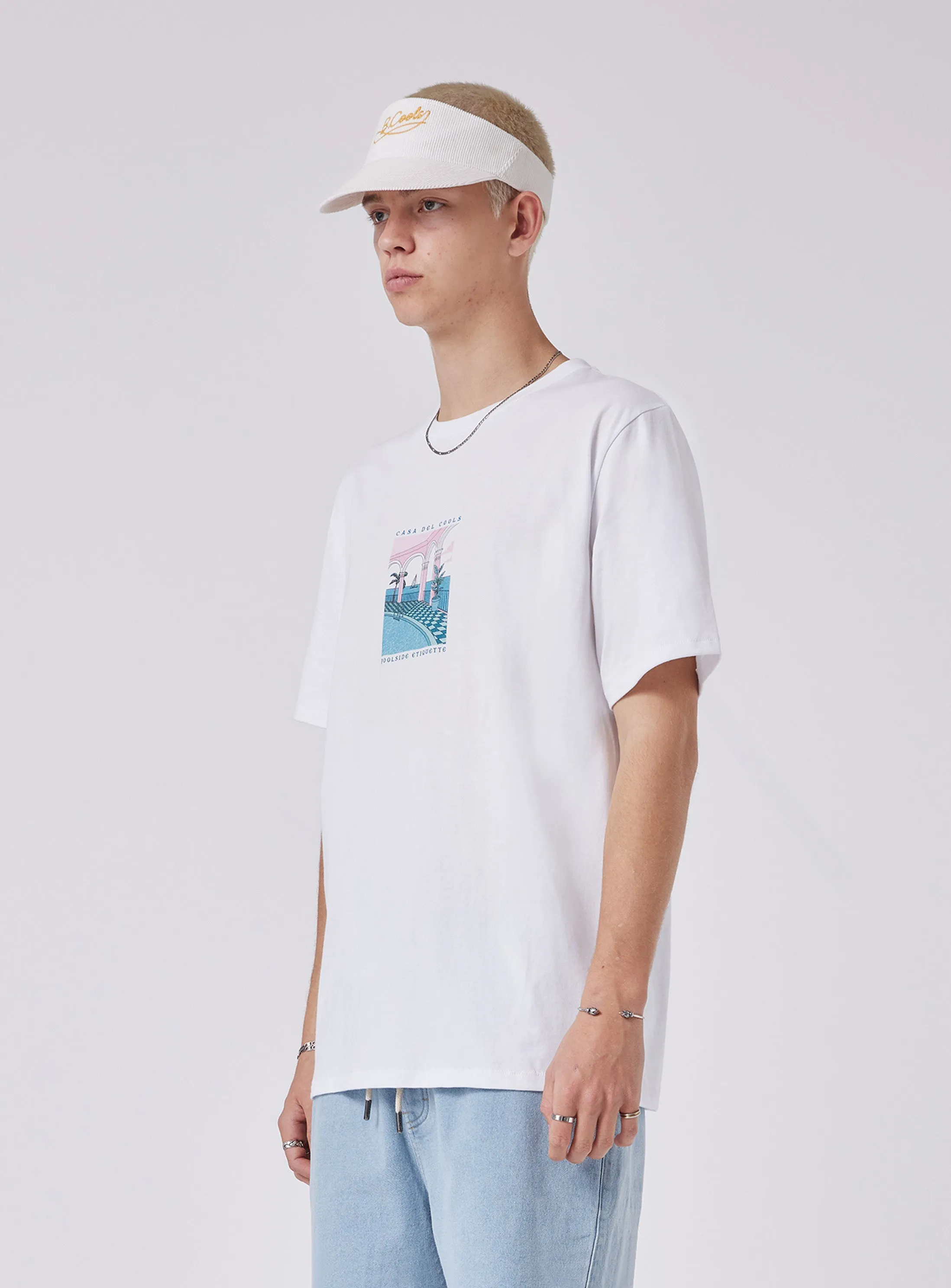 Portofino Homie Tee White sold by Barney Cools product image thumbnail 3
