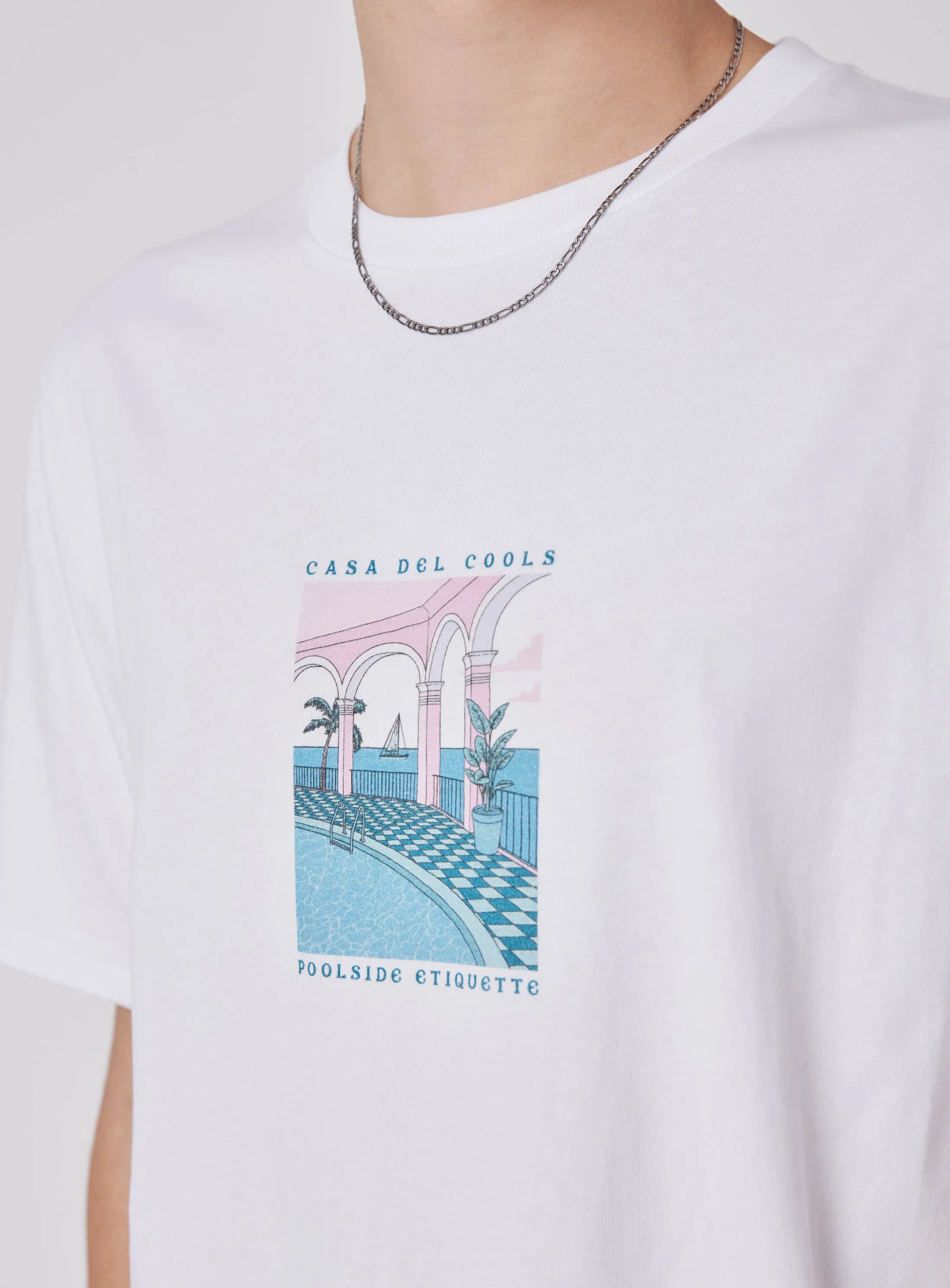 Portofino Homie Tee White sold by Barney Cools product image thumbnail 2