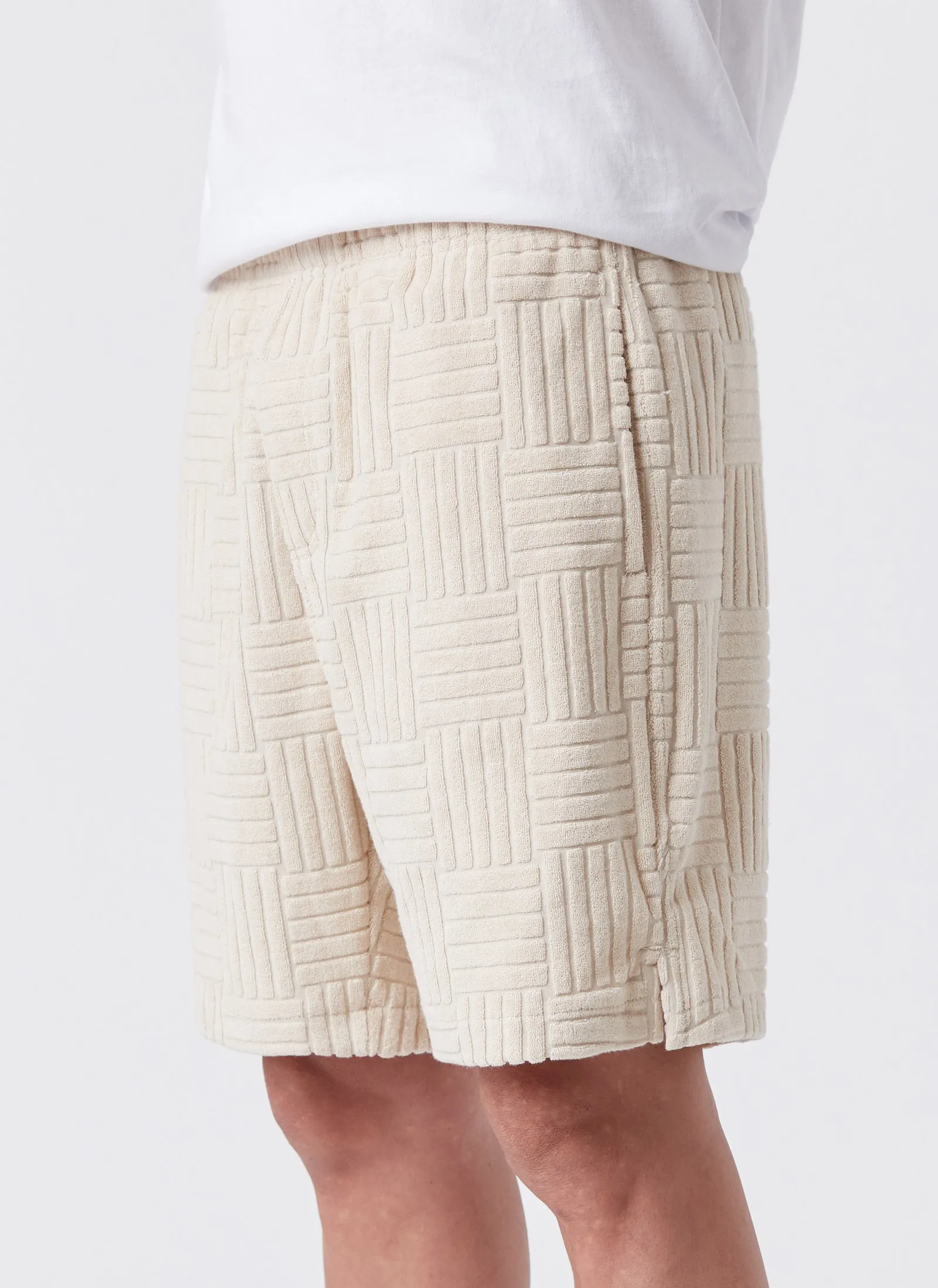 Terry Jacquard Short Beige sold by Barney Cools product image thumbnail 2