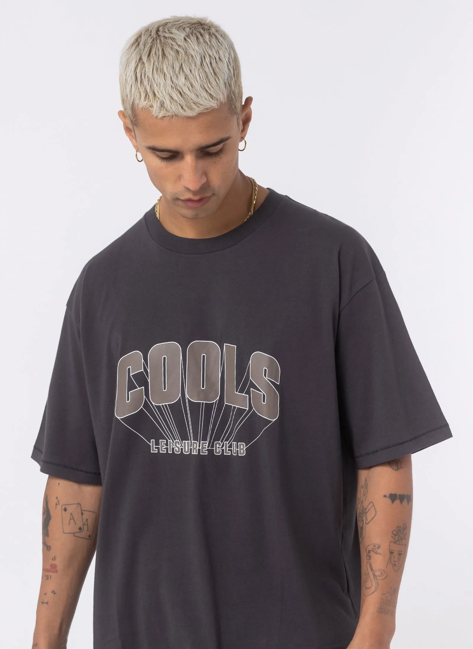 College Homie Tee Pigment Black sold by Barney Cools product image thumbnail 4