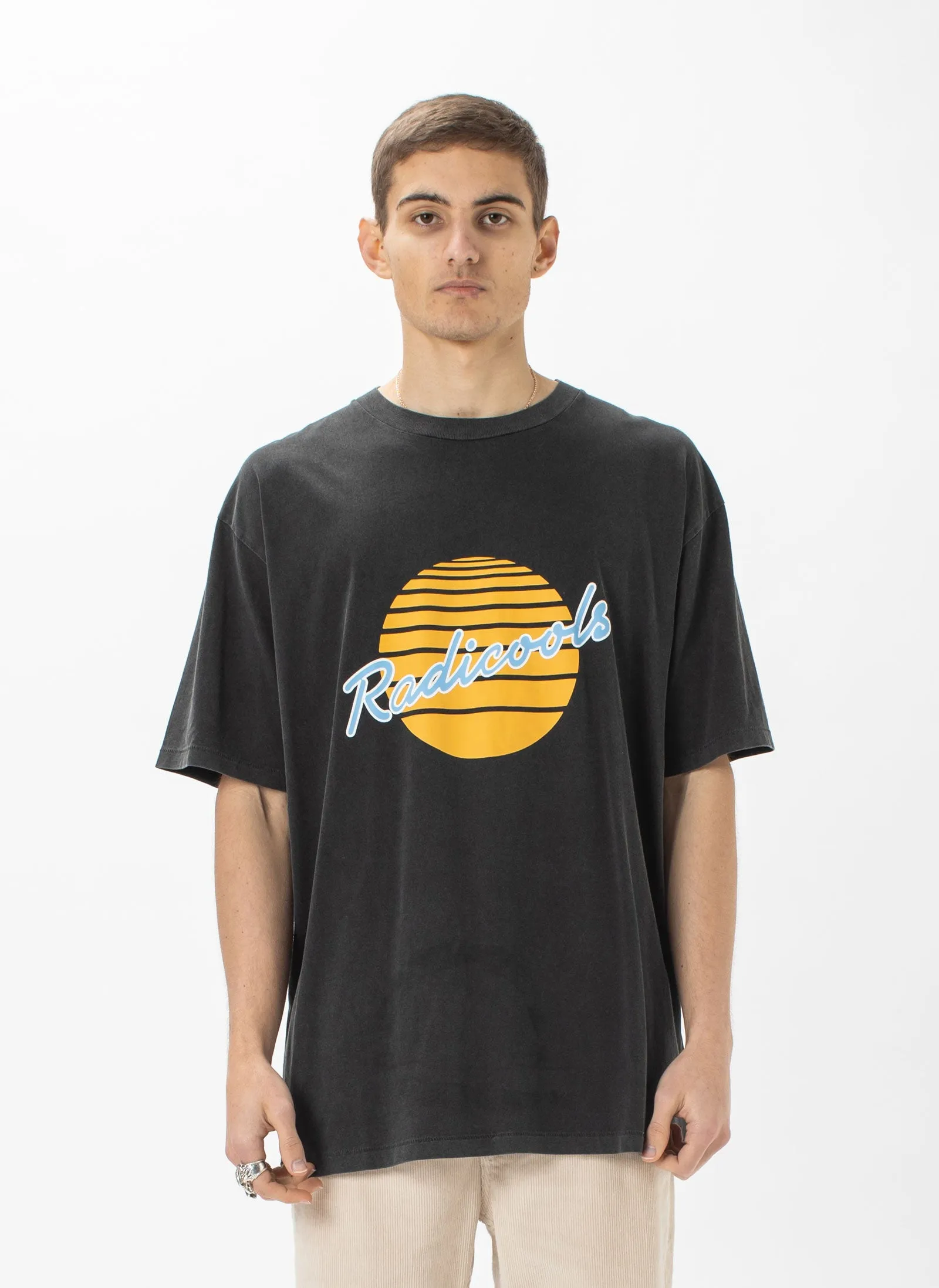 Radicools Homie Tee Pigment Black sold by Barney Cools