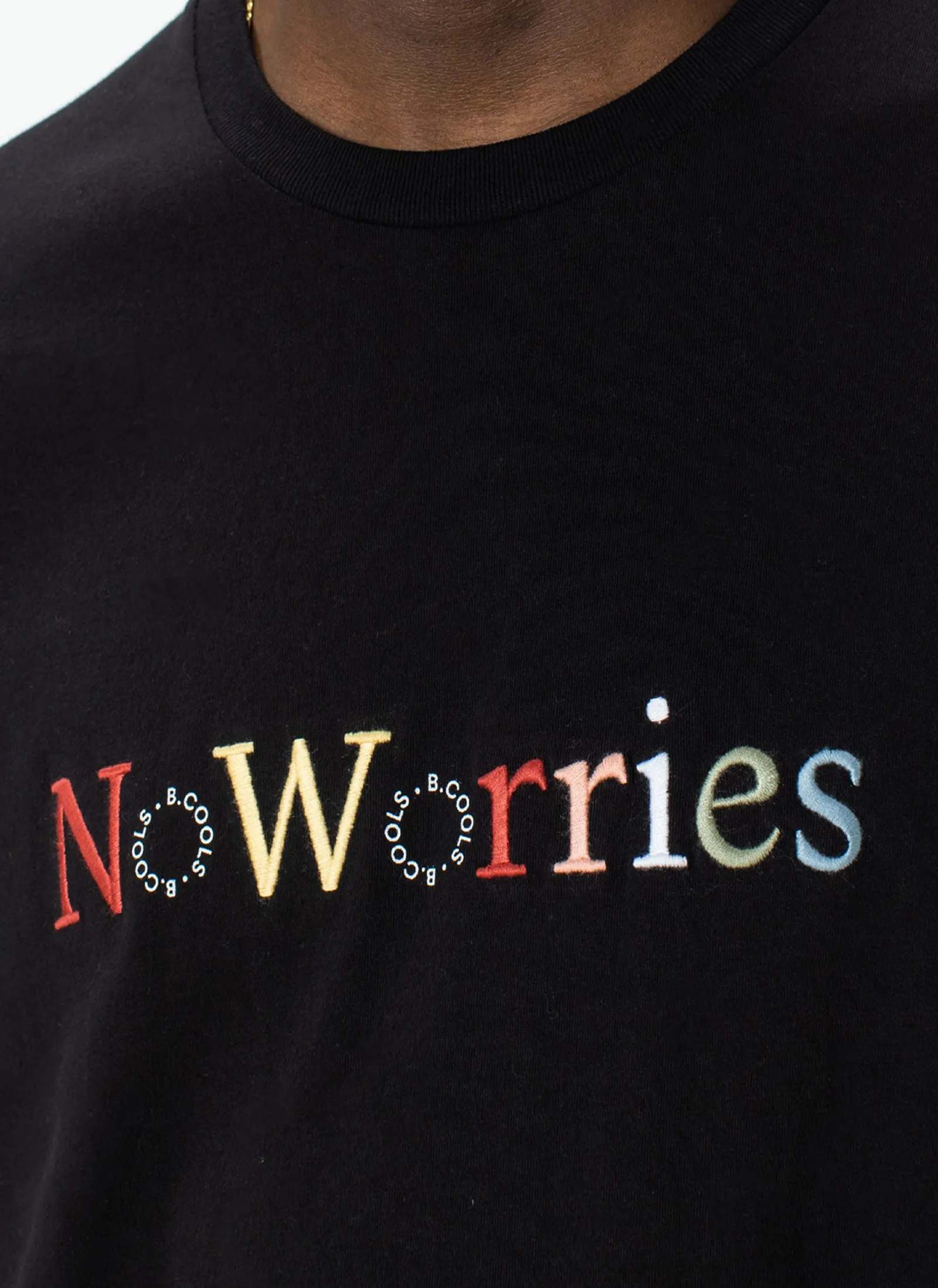 No Worries Tee Black sold by Barney Cools product image thumbnail 3