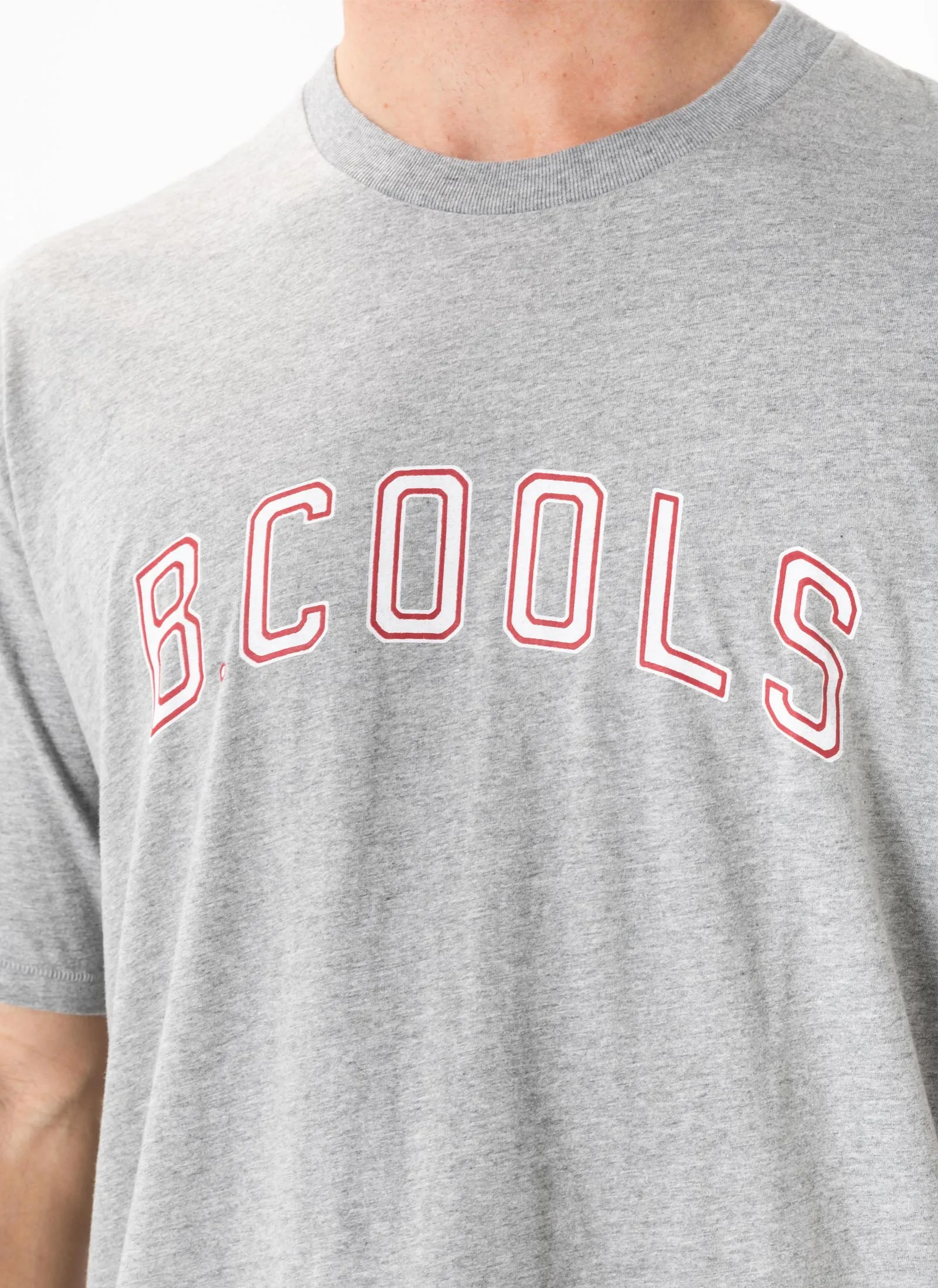 College Homie Tee Grey Melange sold by Barney Cools product image thumbnail 2