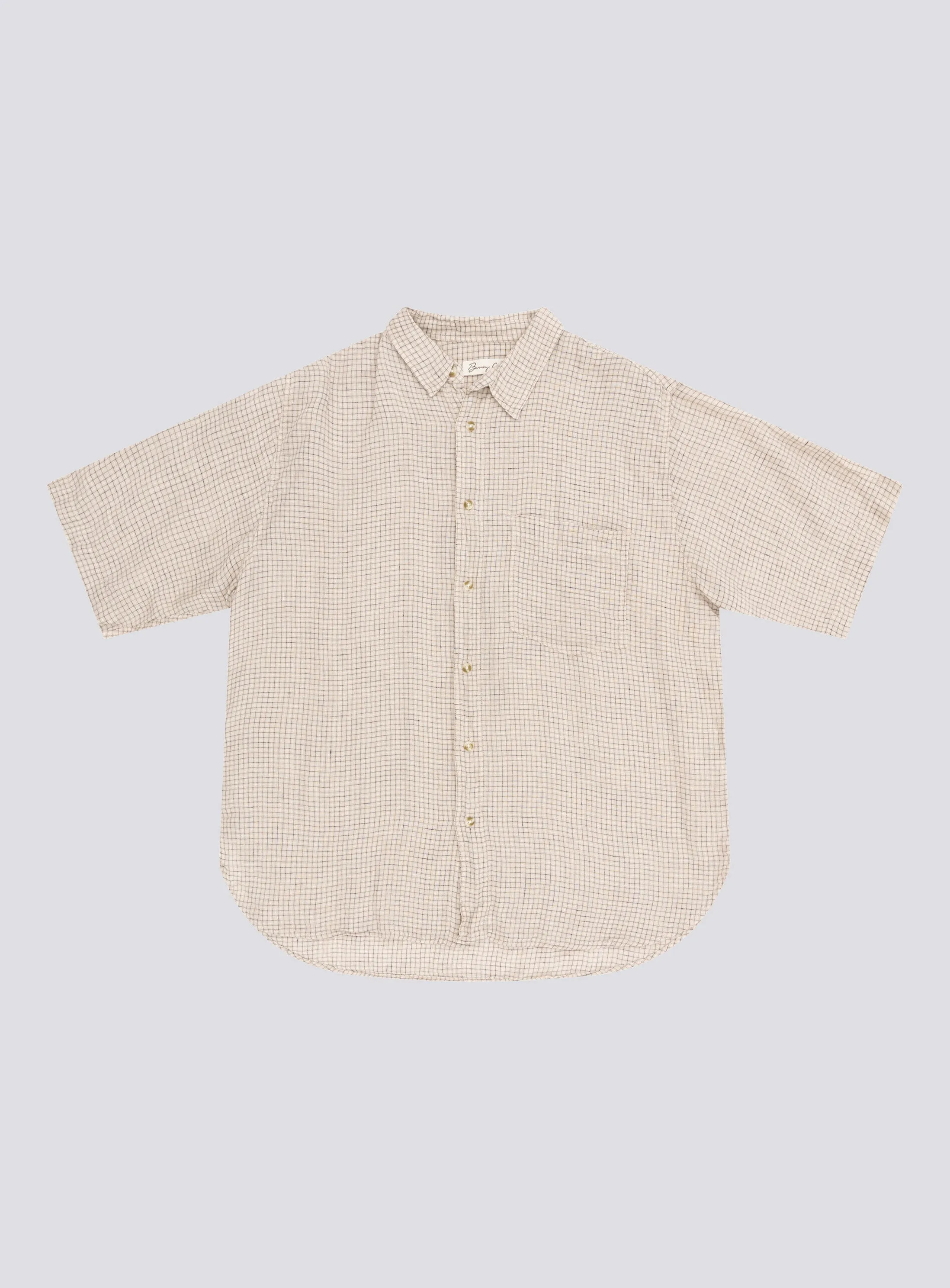 Homie Shirt Bone Micro Plaid sold by Barney Cools product image thumbnail 2