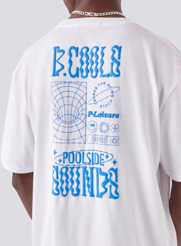 Sounds Tee White sold by Barney Cools