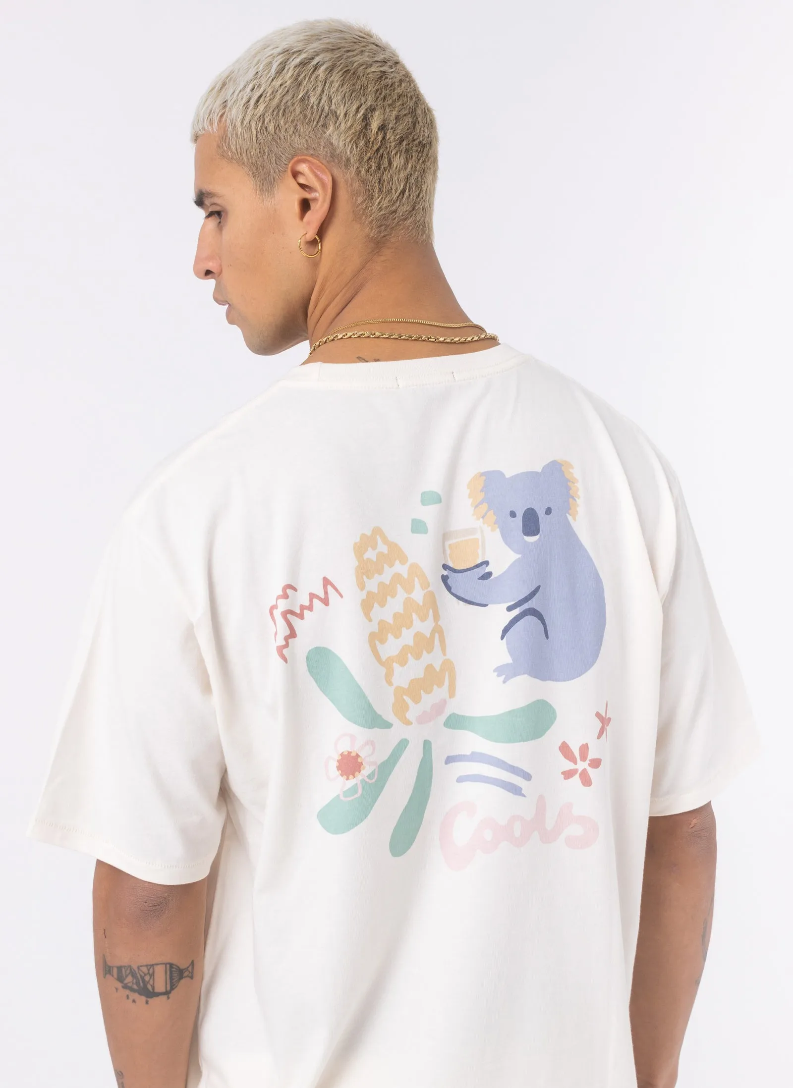 True Blue Tee Vintage White sold by Barney Cools product image thumbnail 2