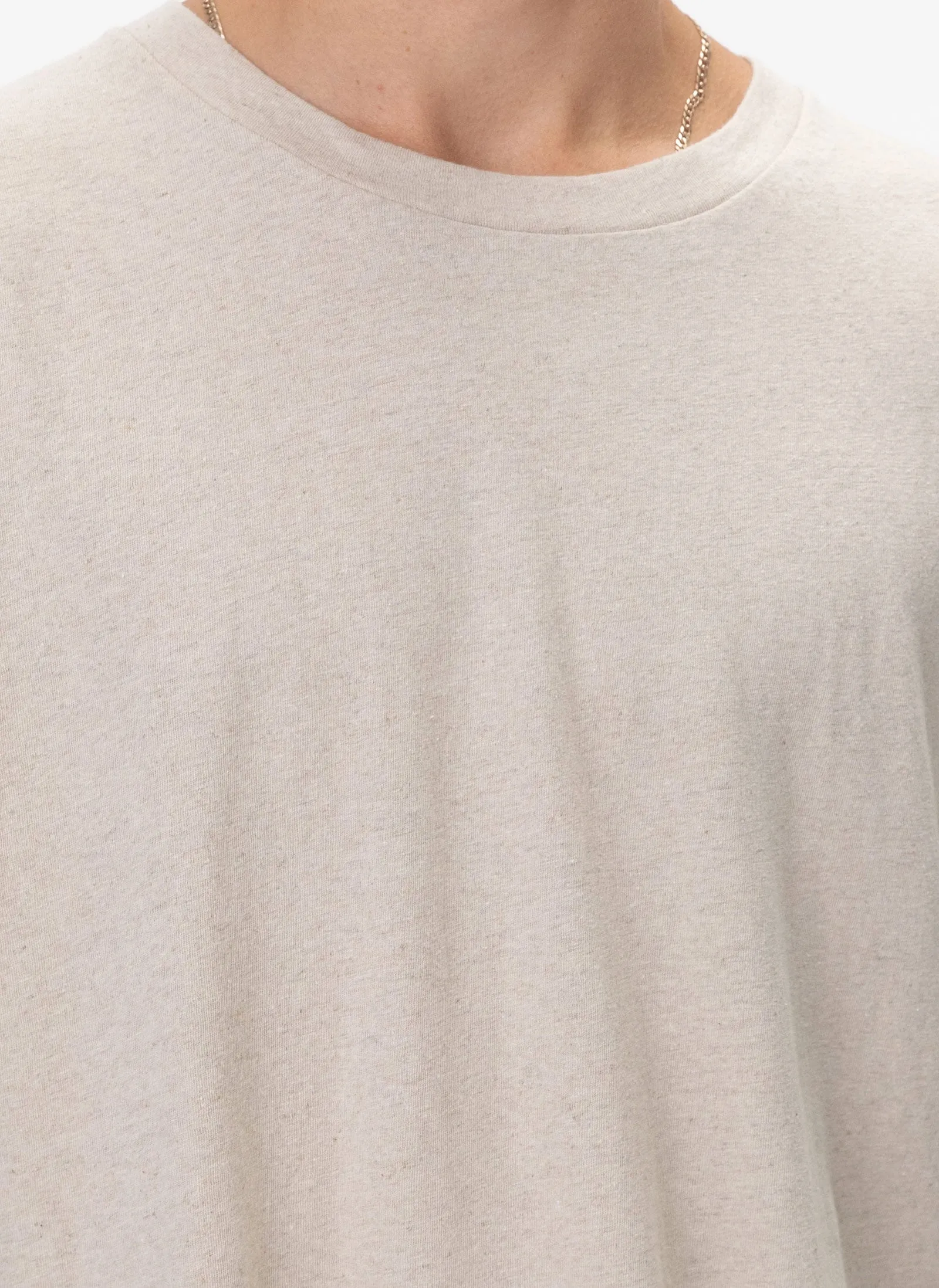 Lucia Linen Tee Beige sold by Barney Cools product image thumbnail 2