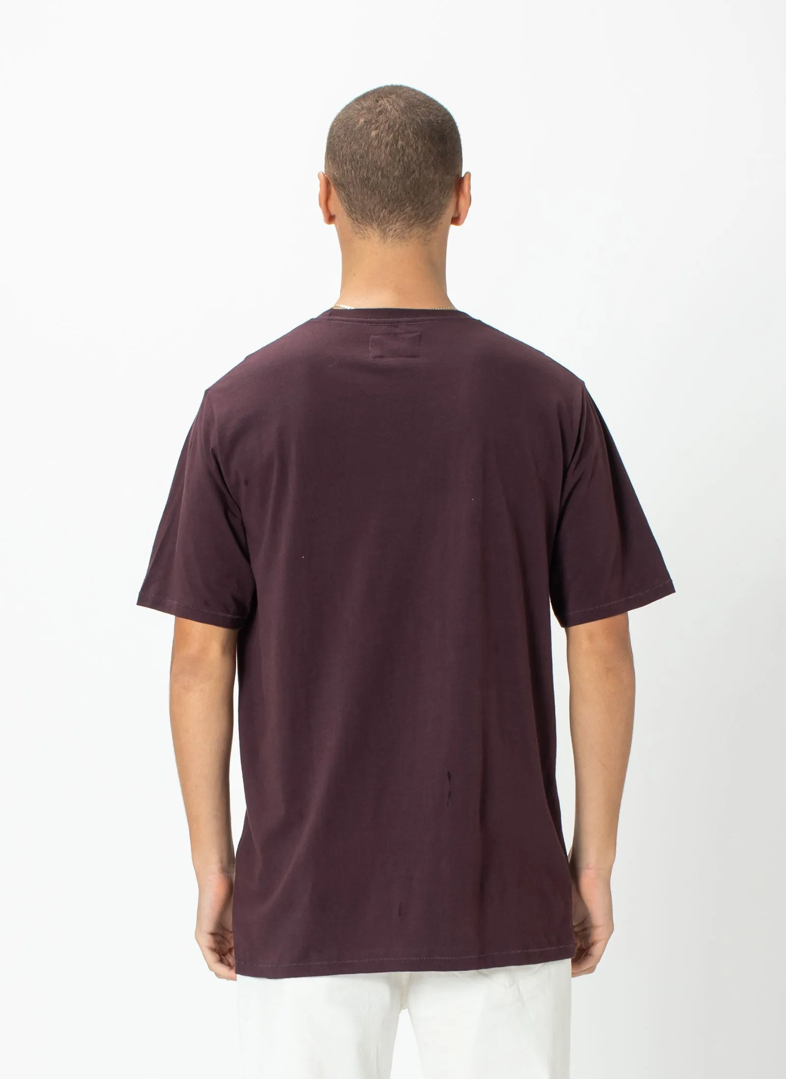 Colour Script Tee Oxblood sold by Barney Cools product image thumbnail 5