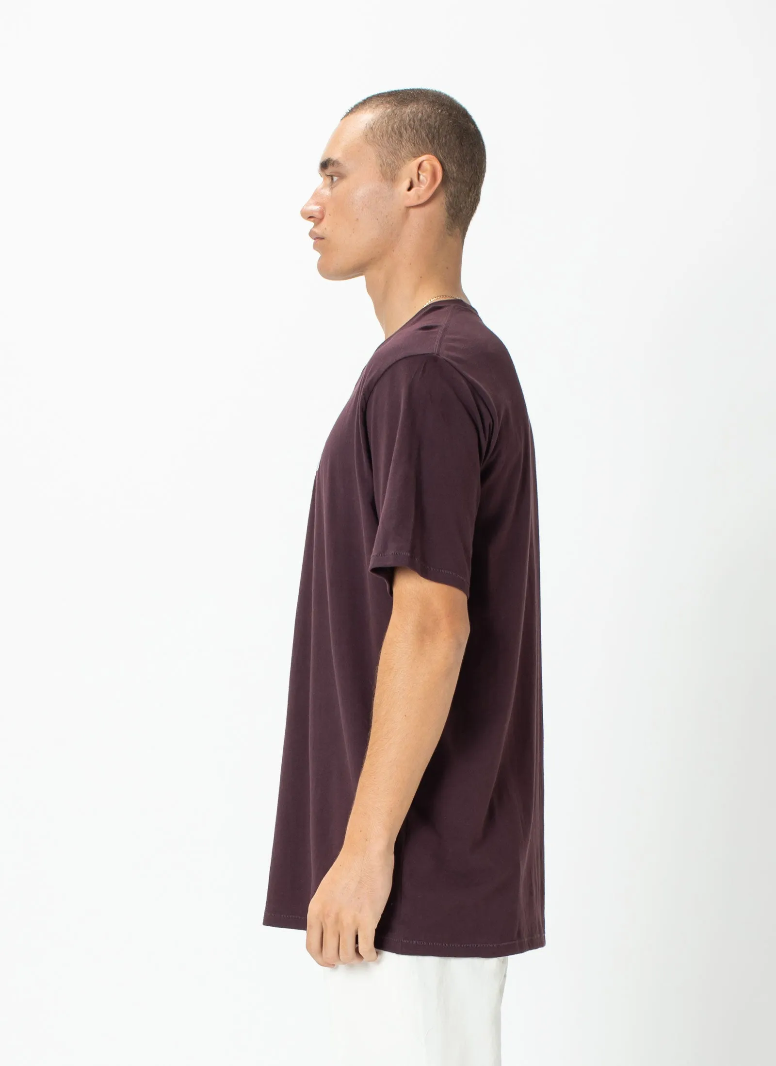 Colour Script Tee Oxblood sold by Barney Cools product image thumbnail 4