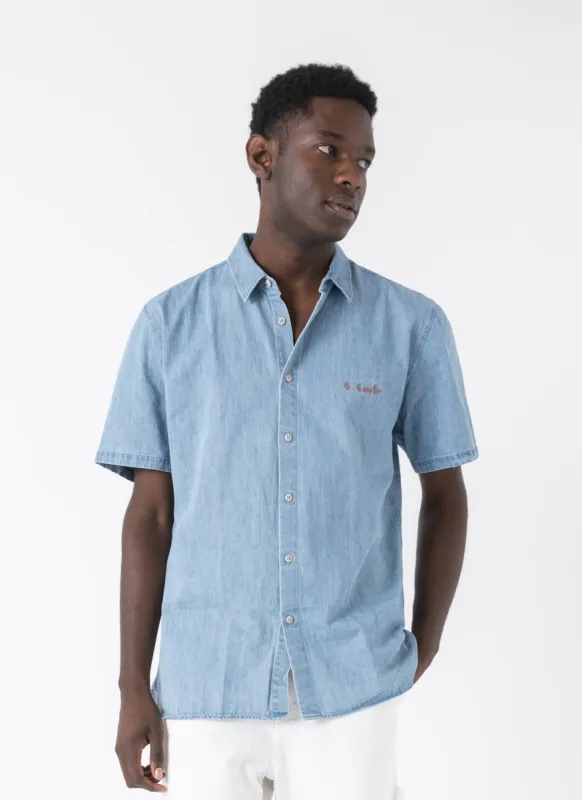 Holiday Shirt Acid Denim sold by Barney Cools