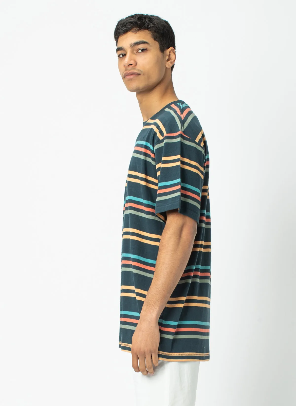Homie Tee Navy Stripe sold by Barney Cools product image thumbnail 4