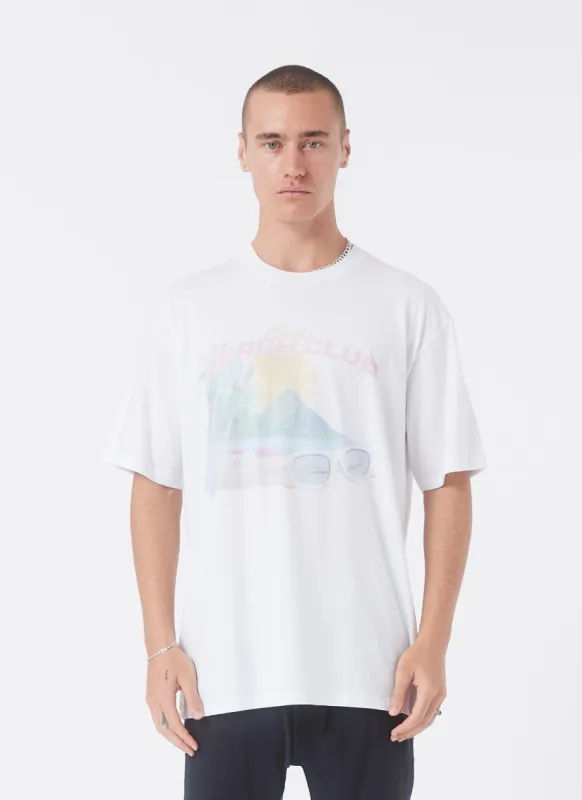 Beach Homie Tee White sold by Barney Cools