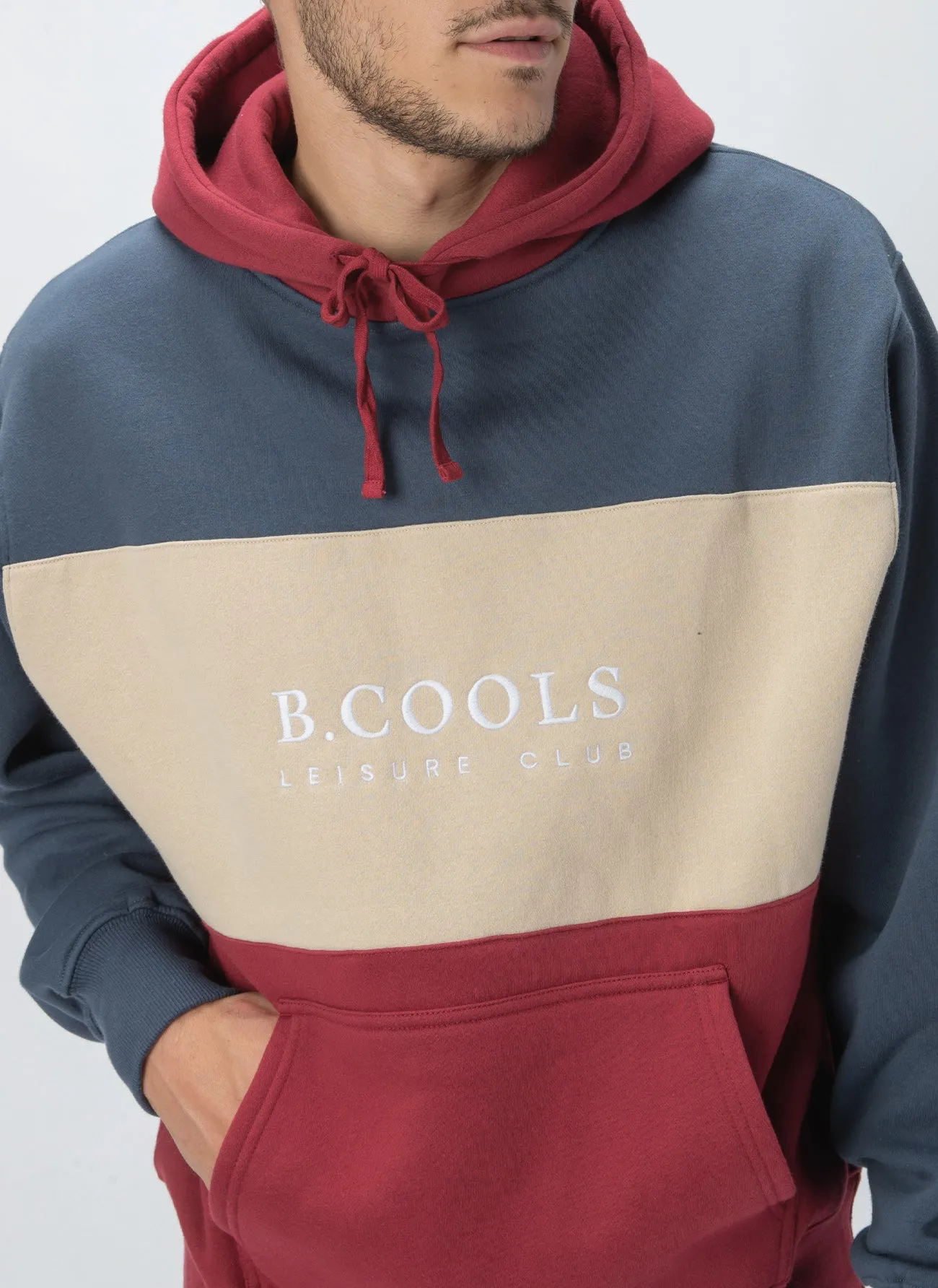 B.Cools Hood Sweatshirt Red Panel sold by Barney Cools product image thumbnail 2