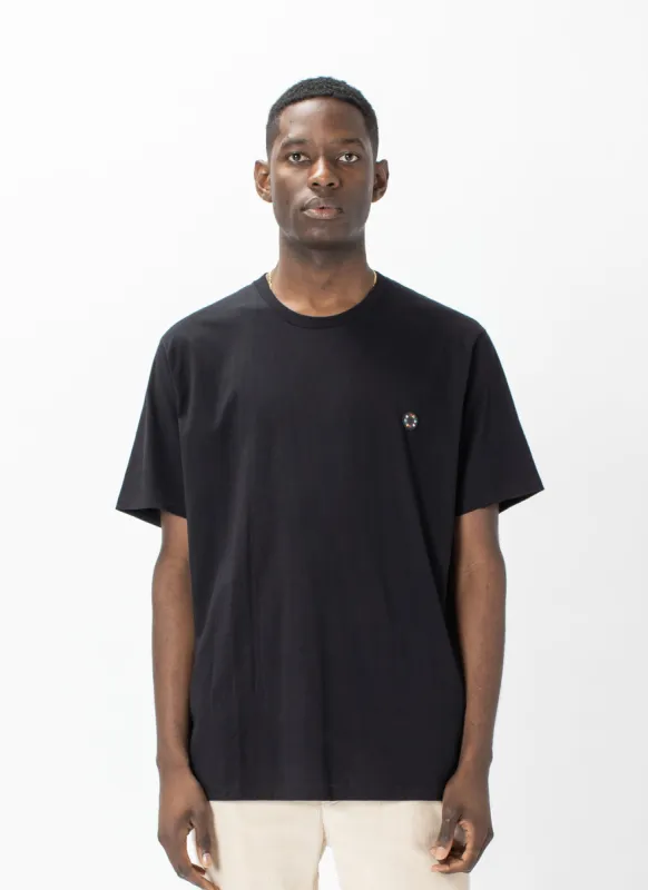 Badge Tee Black sold by Barney Cools