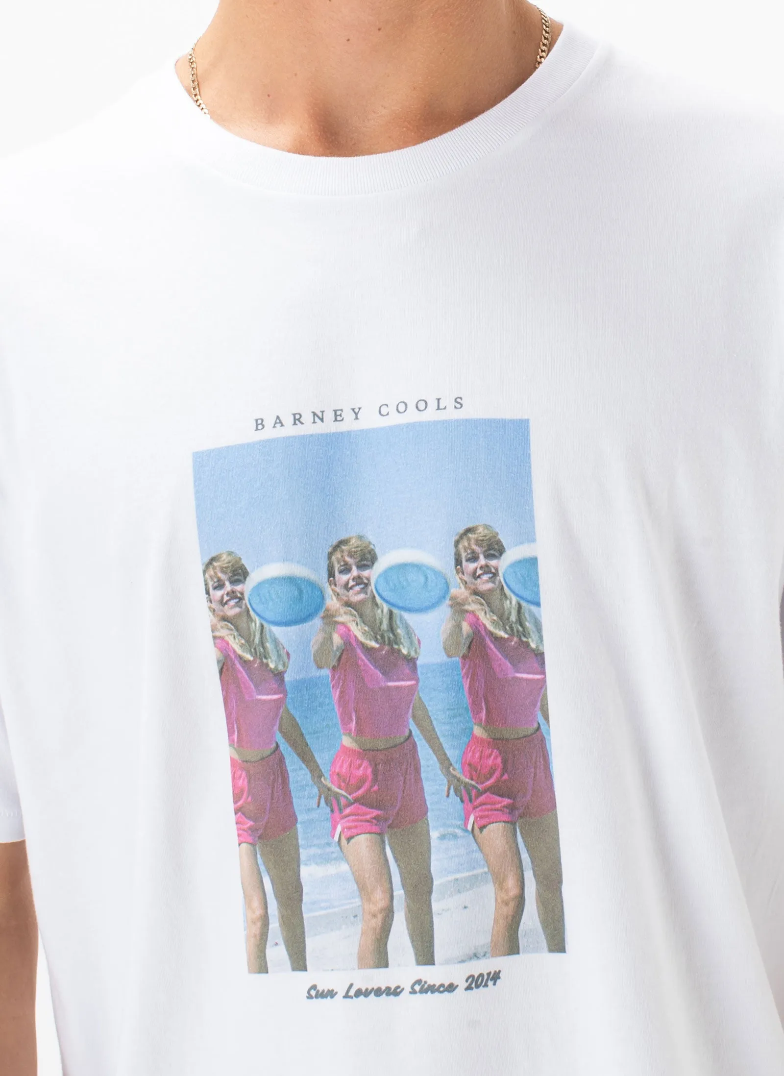 Sun Lover Tee White sold by Barney Cools product image thumbnail 2