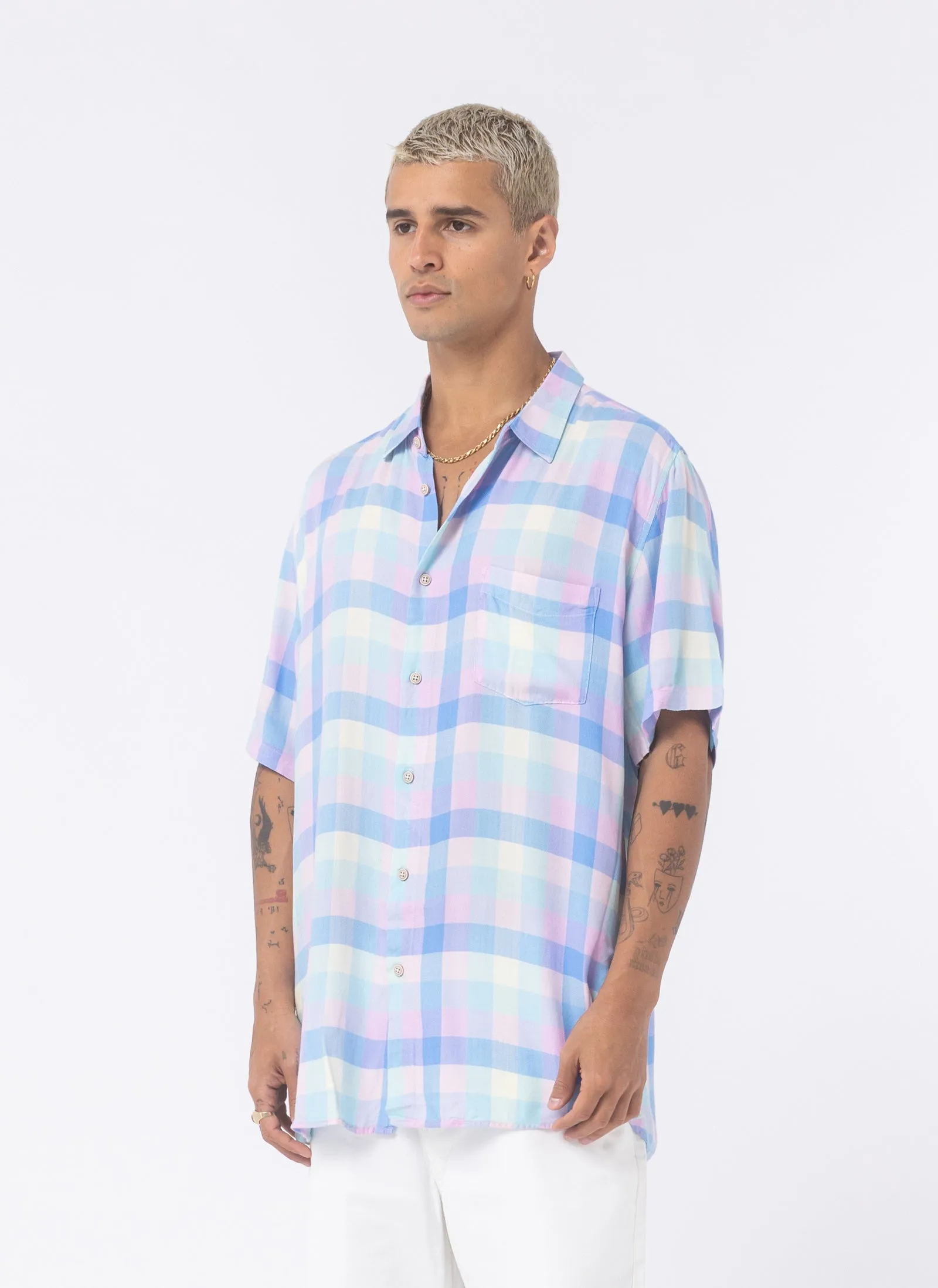 Holiday Shirt Pastel Plaid sold by Barney Cools product image thumbnail 4