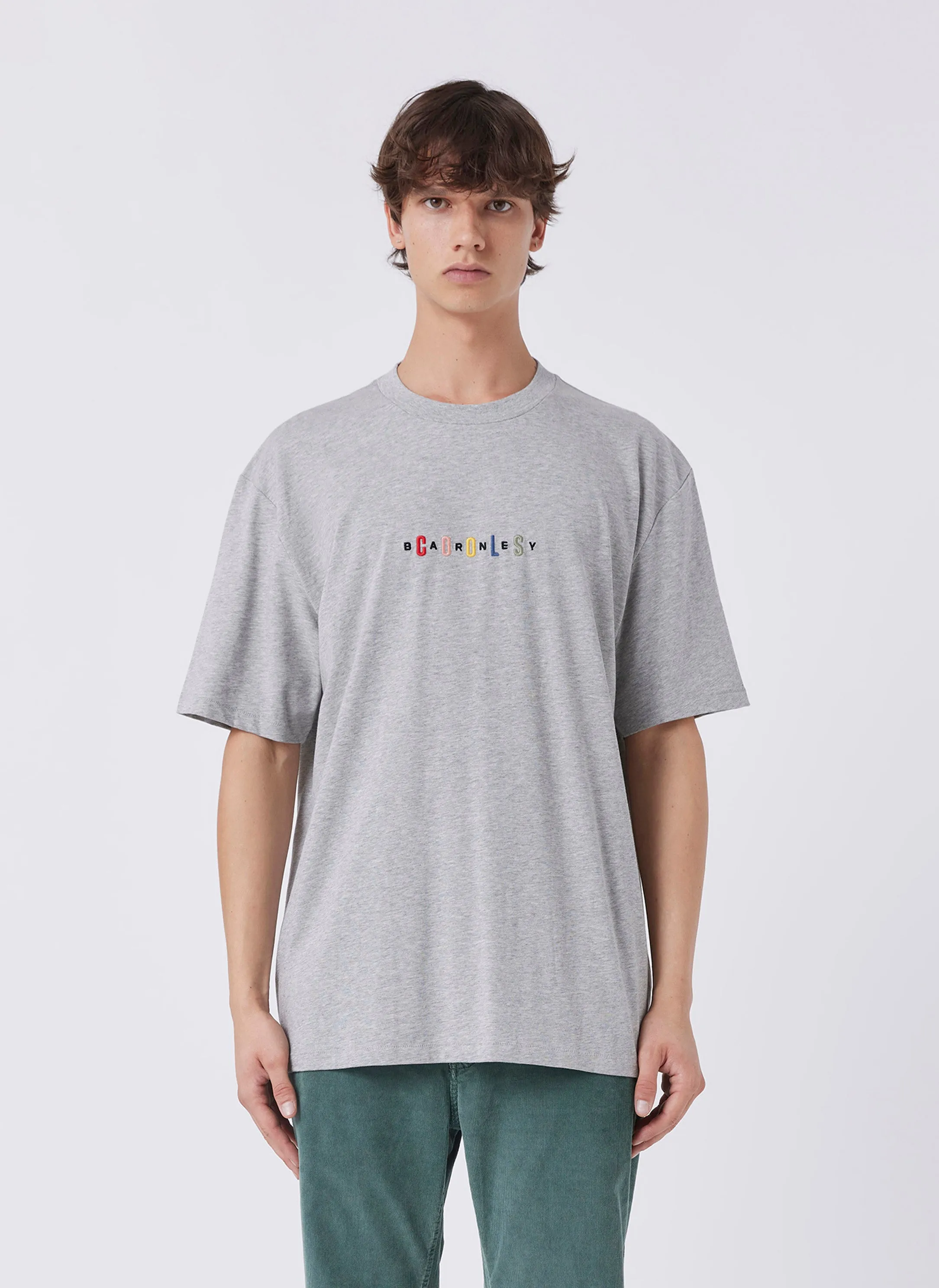 90s Homie Tee Grey Melange sold by Barney Cools