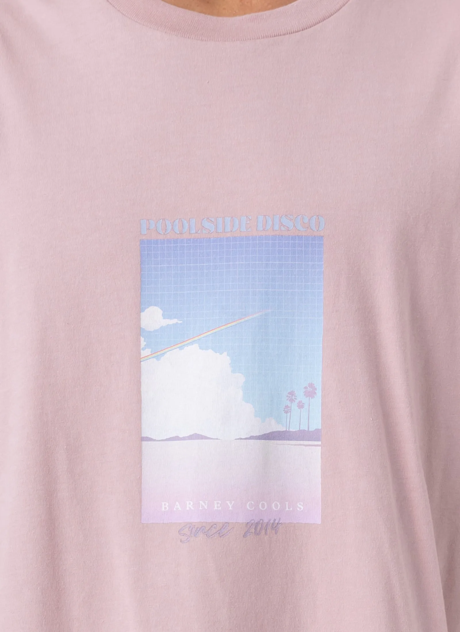 Disco Homie Tee Old Rose sold by Barney Cools product image thumbnail 3