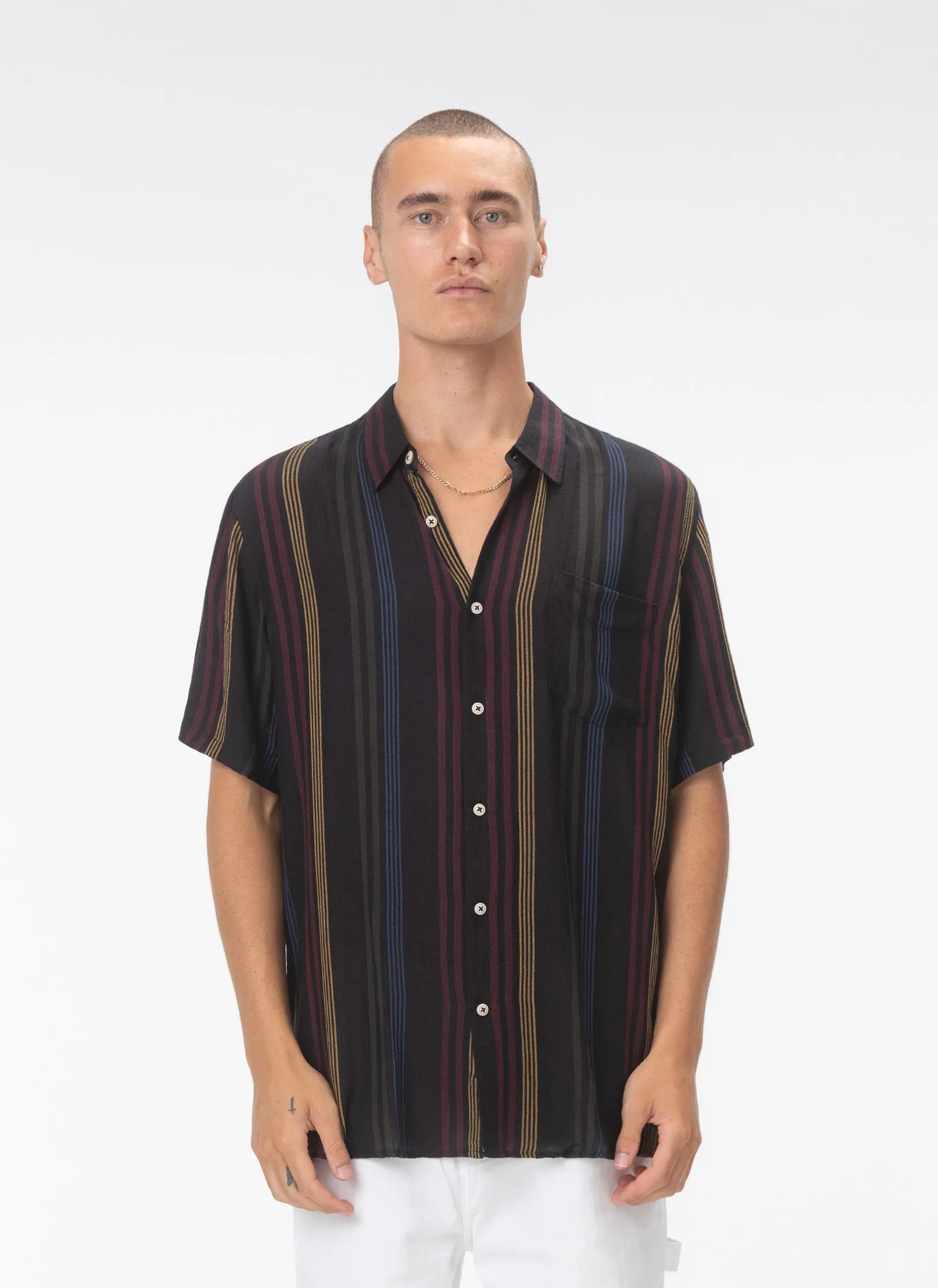 Holiday Shirt Black Stripe sold by Barney Cools