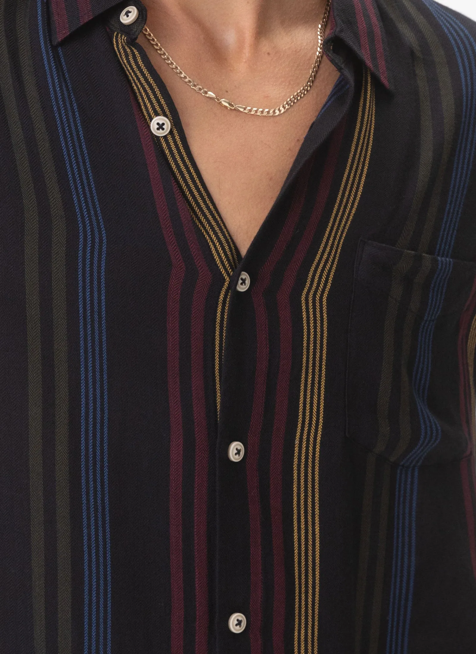 Holiday Shirt Black Stripe sold by Barney Cools product image thumbnail 2