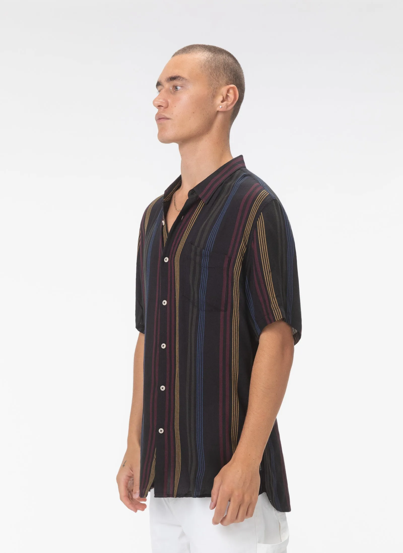 Holiday Shirt Black Stripe sold by Barney Cools product image thumbnail 3