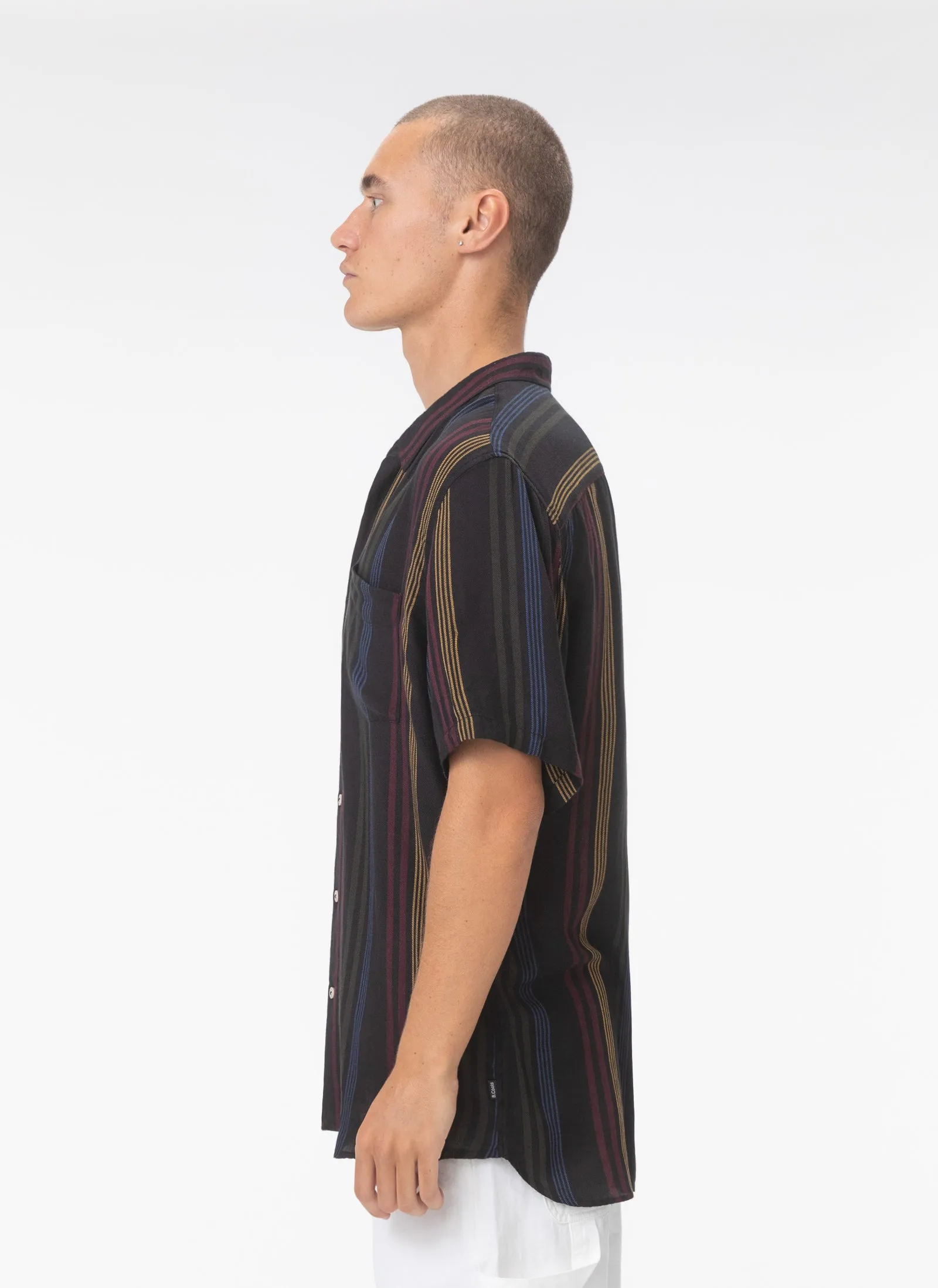 Holiday Shirt Black Stripe sold by Barney Cools product image thumbnail 4