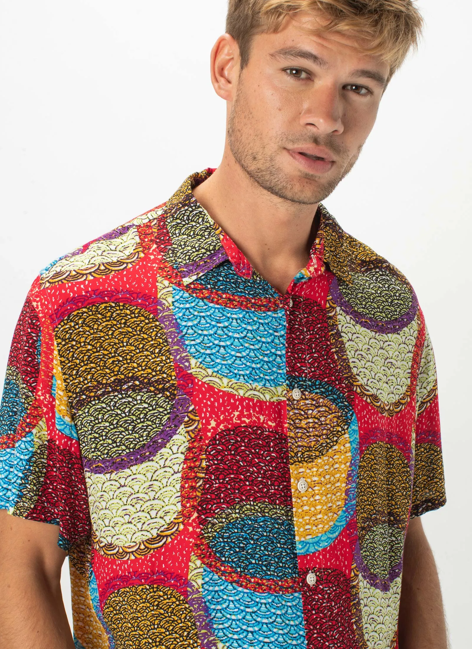 Holiday Short-Sleeve Shirt Red Disco sold by Barney Cools product image thumbnail 2