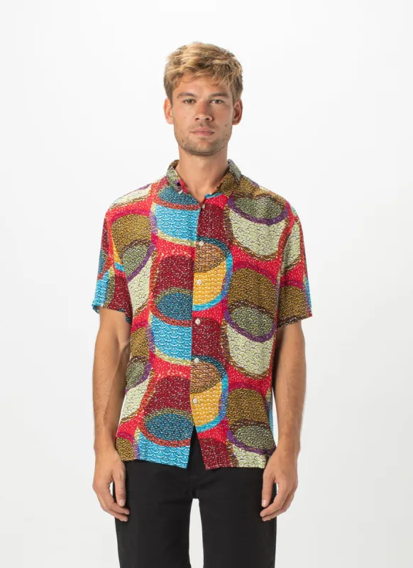 Holiday Short-Sleeve Shirt Red Disco sold by Barney Cools