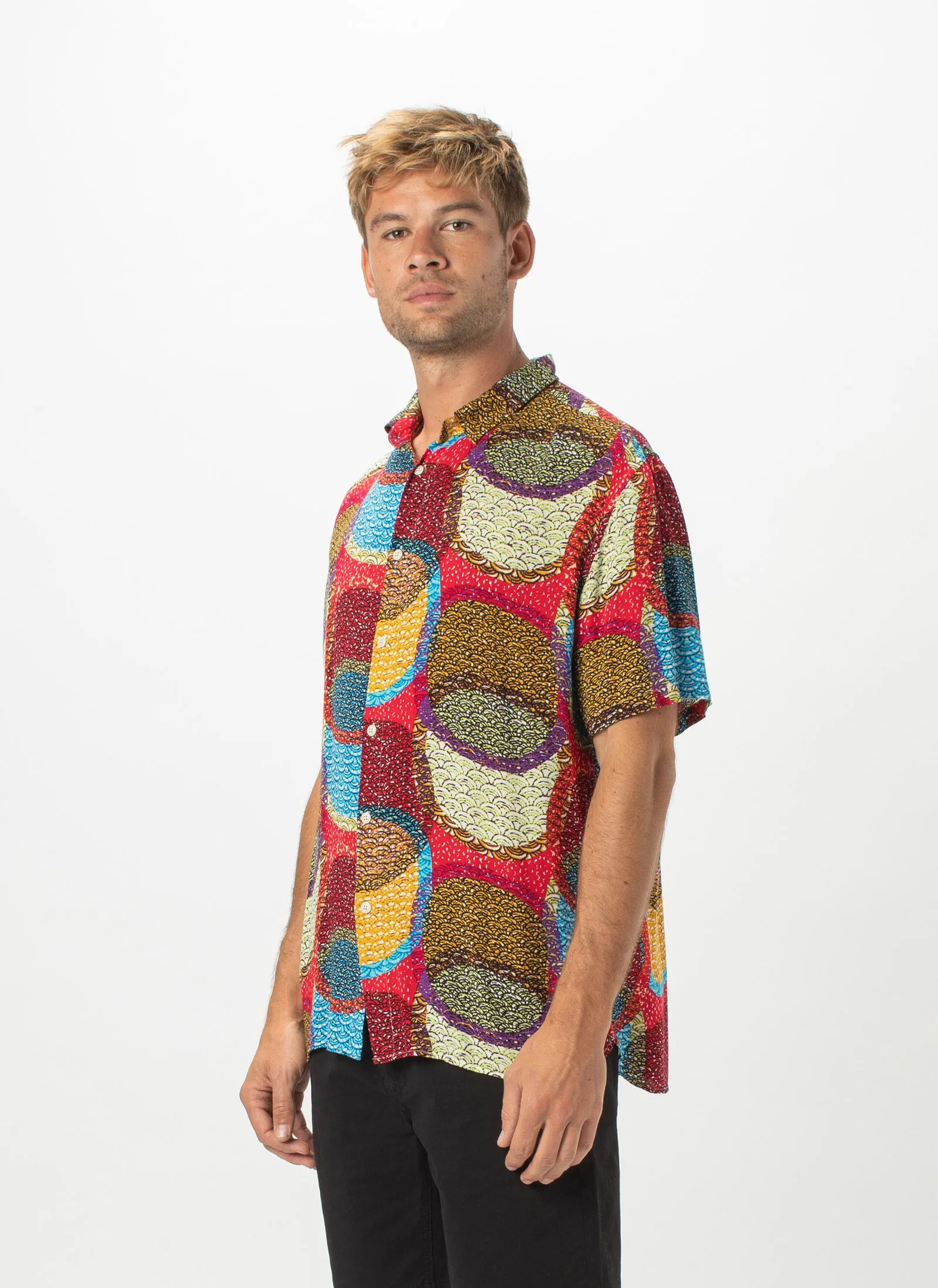 Holiday Short-Sleeve Shirt Red Disco sold by Barney Cools product image thumbnail 3