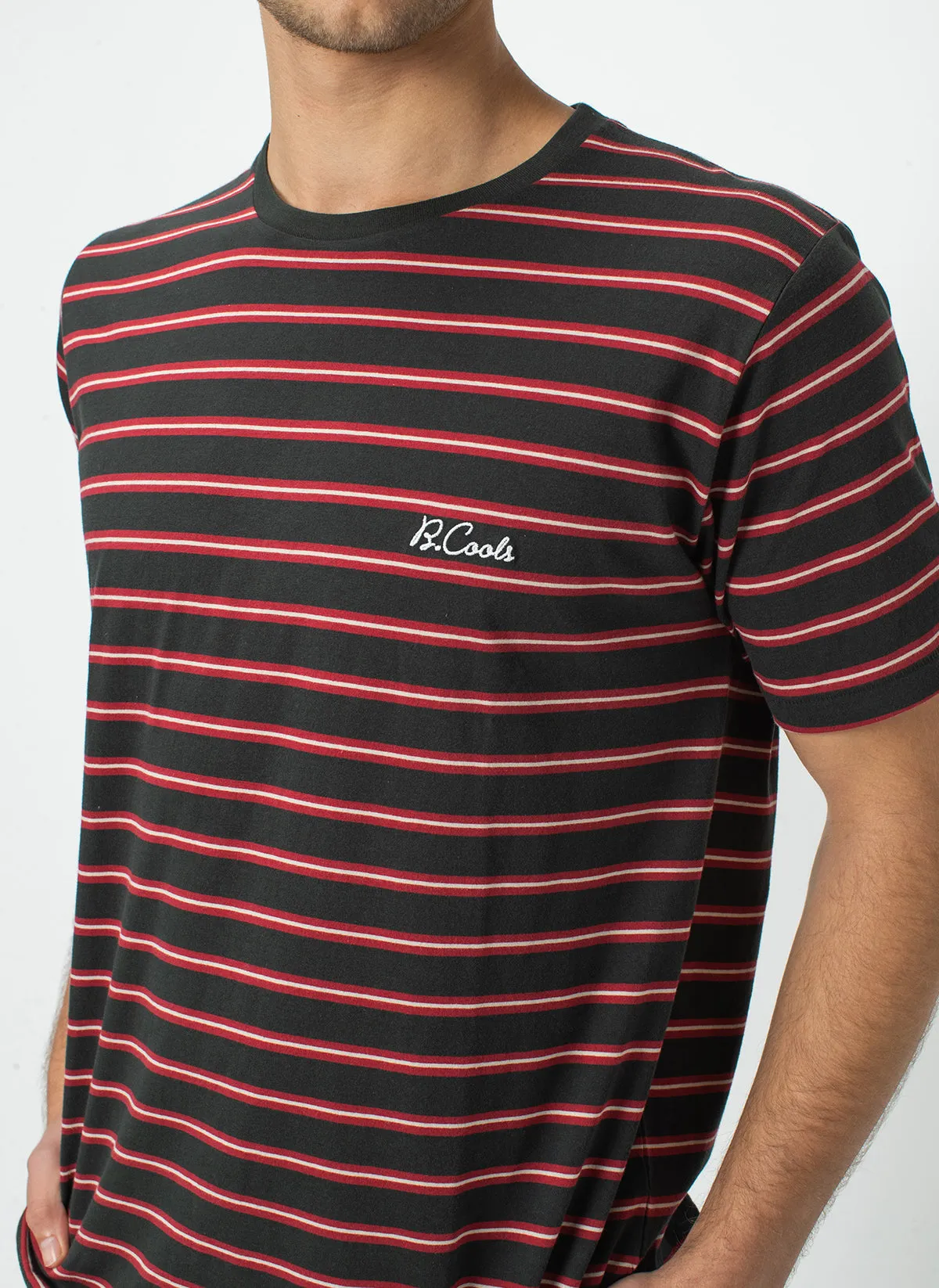 B.Cools Embro Tee Black Stripe sold by Barney Cools product image thumbnail 2