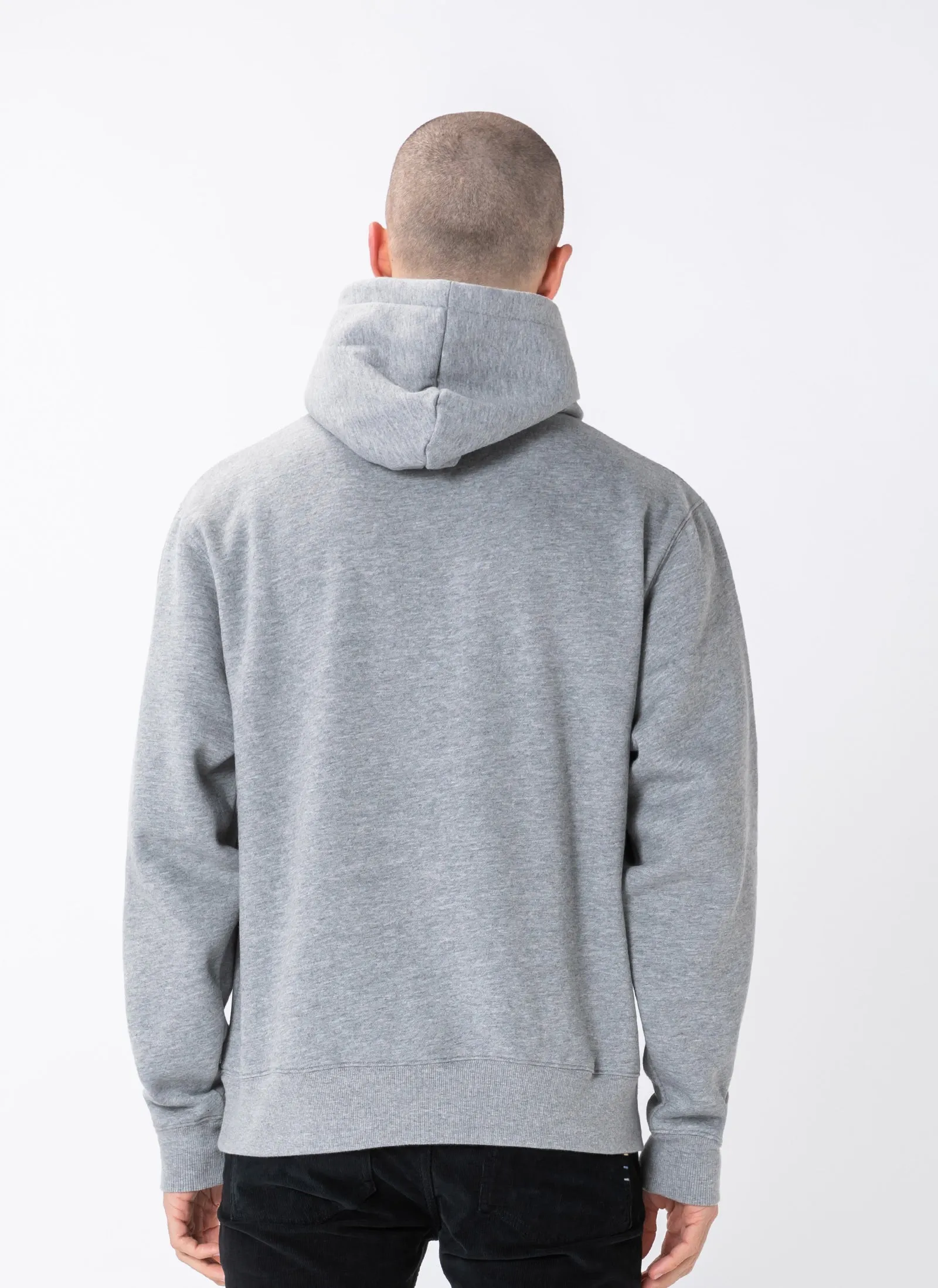 B.Nostalgic Hood Sweatshirt Grey Melange sold by Barney Cools product image thumbnail 5