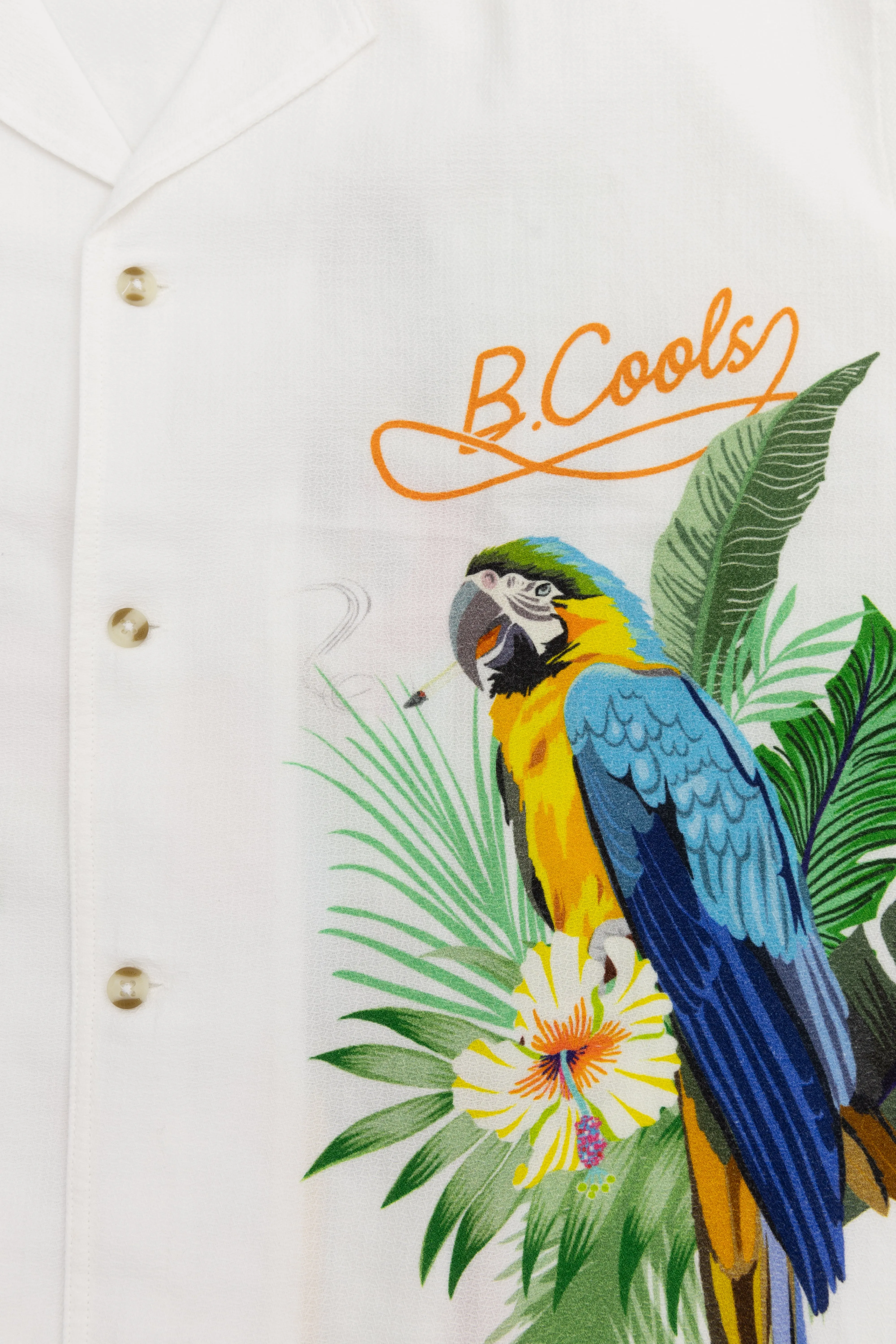 Resort Shirt White Parrot sold by Barney Cools product image thumbnail 2