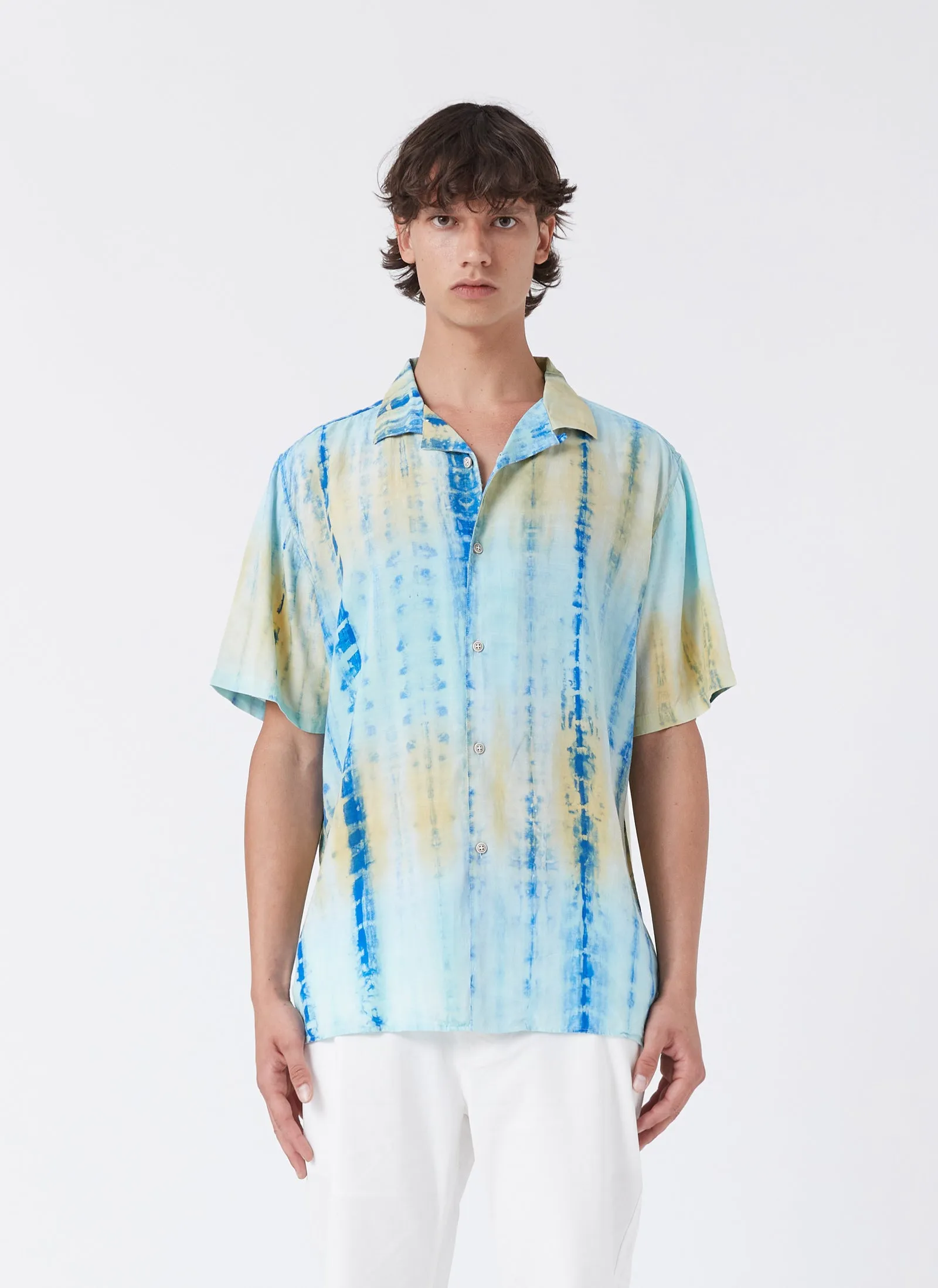 Resort Linen Shirt Casa Tie Dye sold by Barney Cools