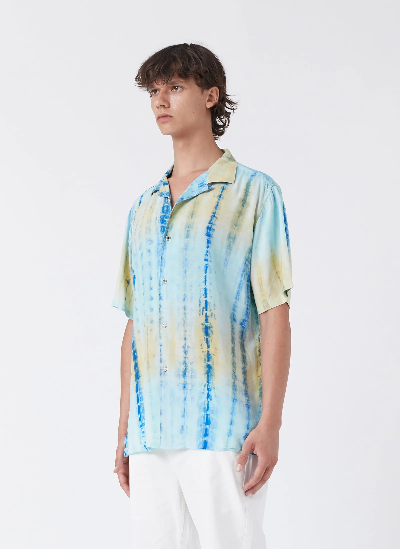 Resort Linen Shirt Casa Tie Dye sold by Barney Cools product image thumbnail 5