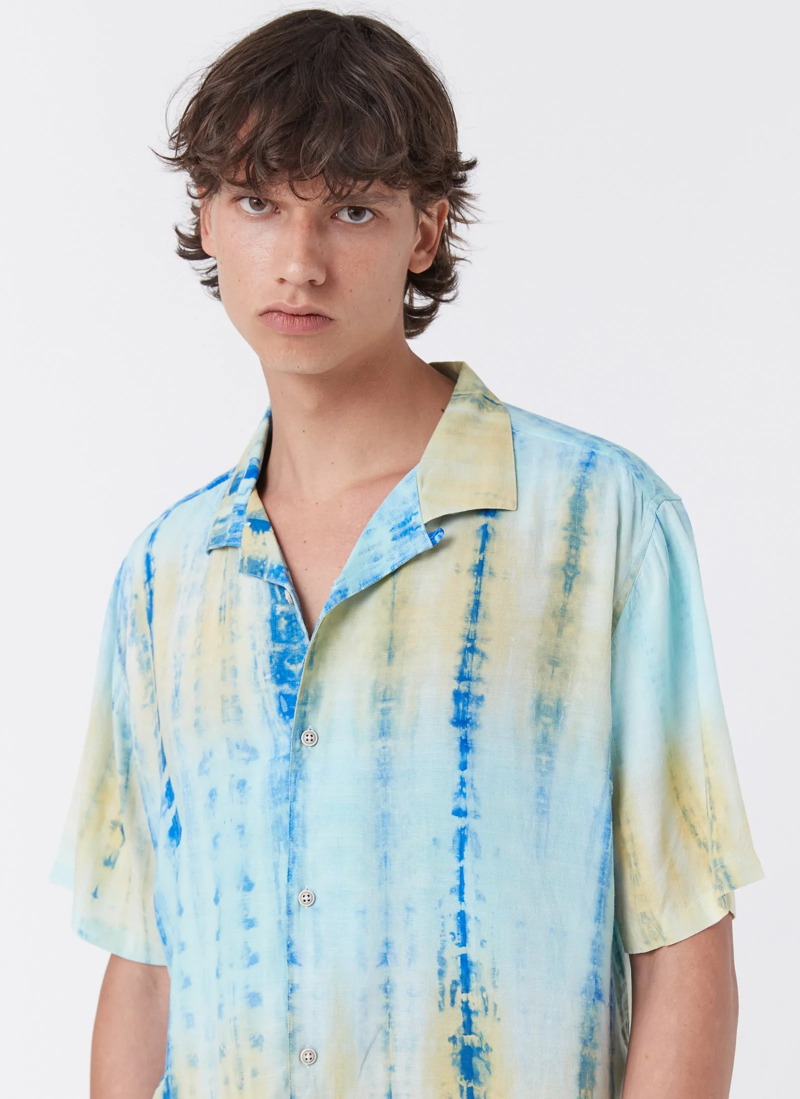 Resort Linen Shirt Casa Tie Dye sold by Barney Cools product image thumbnail 3