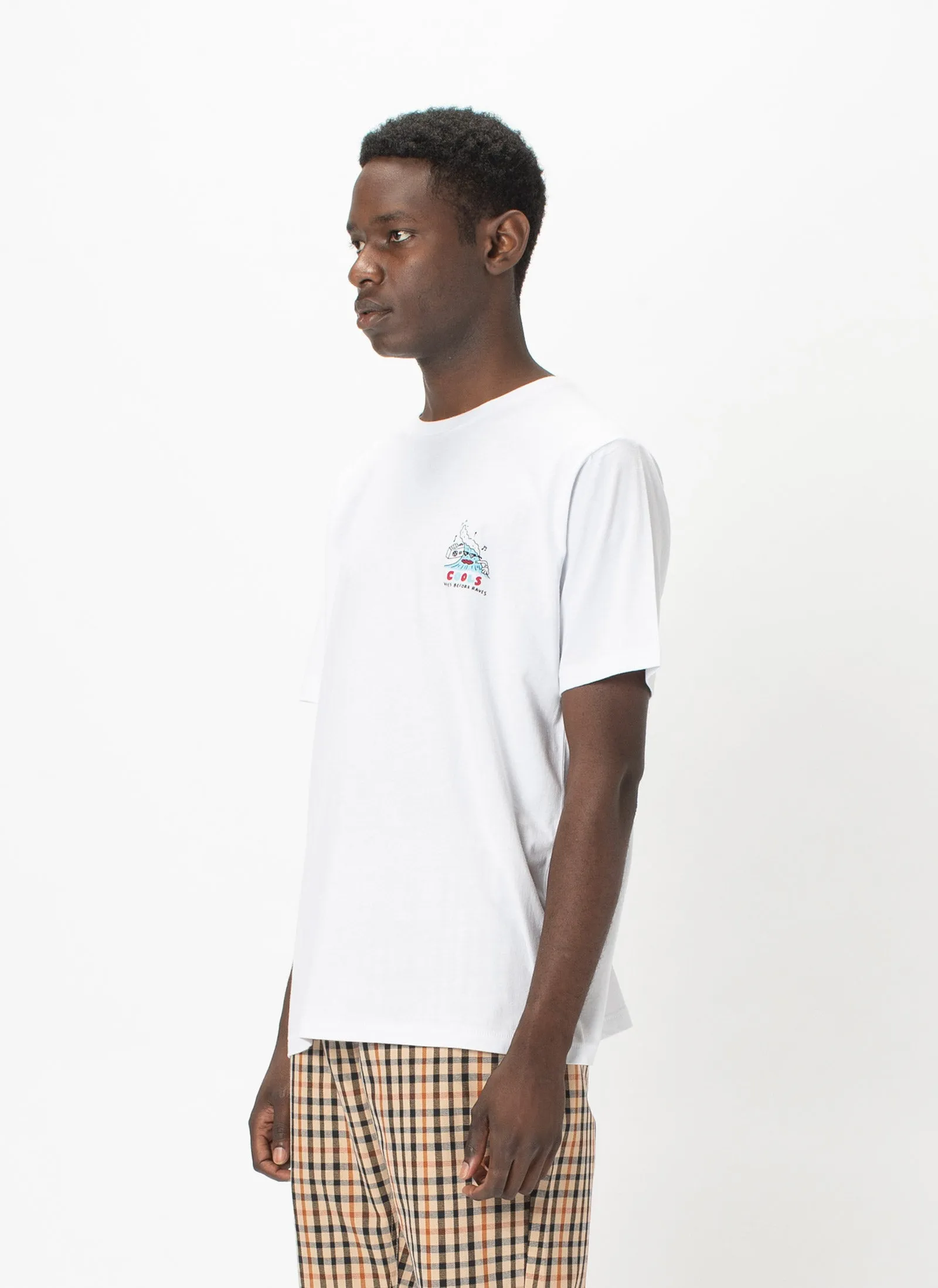 Waves Before Raves Tee White sold by Barney Cools product image thumbnail 5
