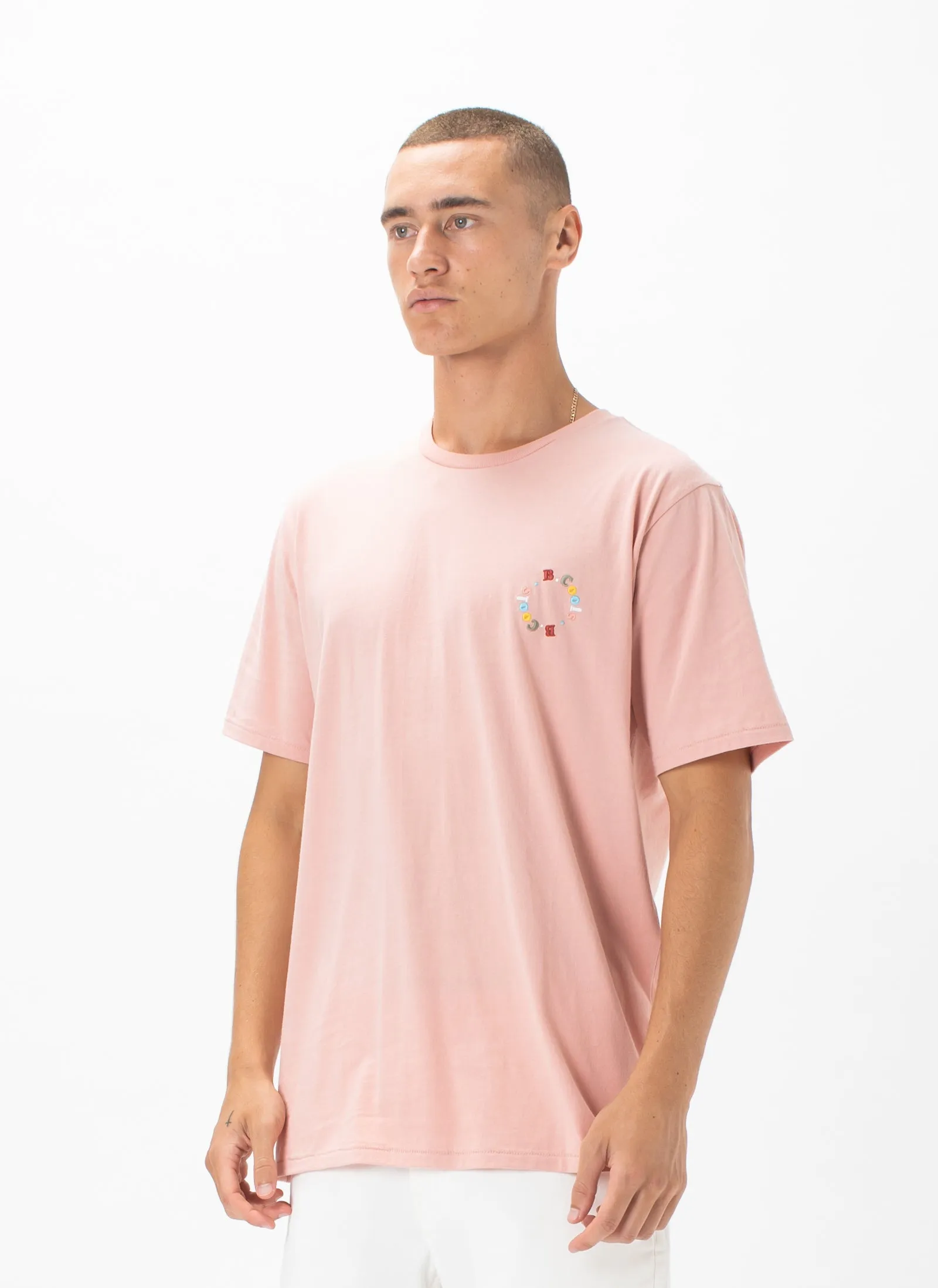 Circle Tee Dusty Pink sold by Barney Cools product image thumbnail 3