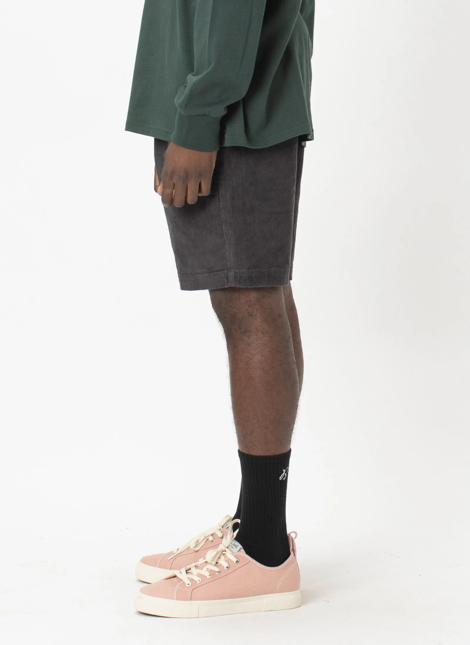 B.Relaxed Short Washed Black Corduroy sold by Barney Cools product image thumbnail 4