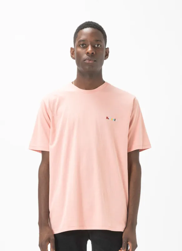 B.Cools Retro Embro Tee Dusty Pink sold by Barney Cools