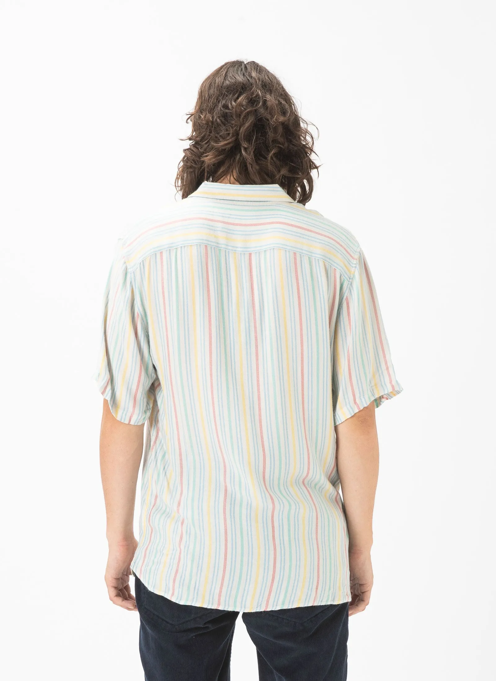 Holiday Shirt Natural Stripe sold by Barney Cools product image thumbnail 5