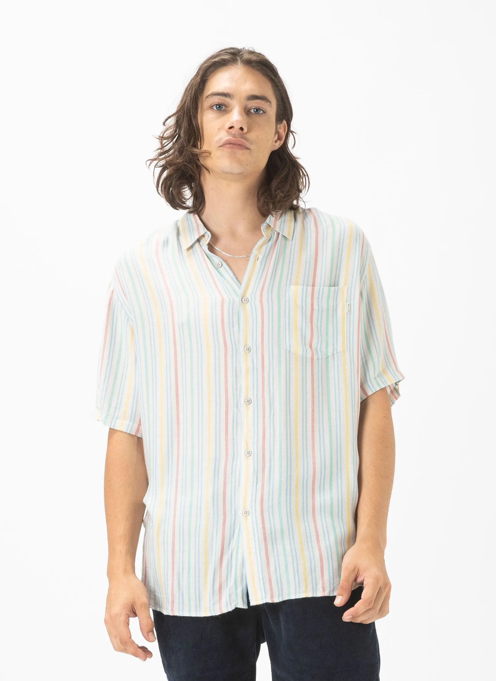 Holiday Shirt Natural Stripe sold by Barney Cools