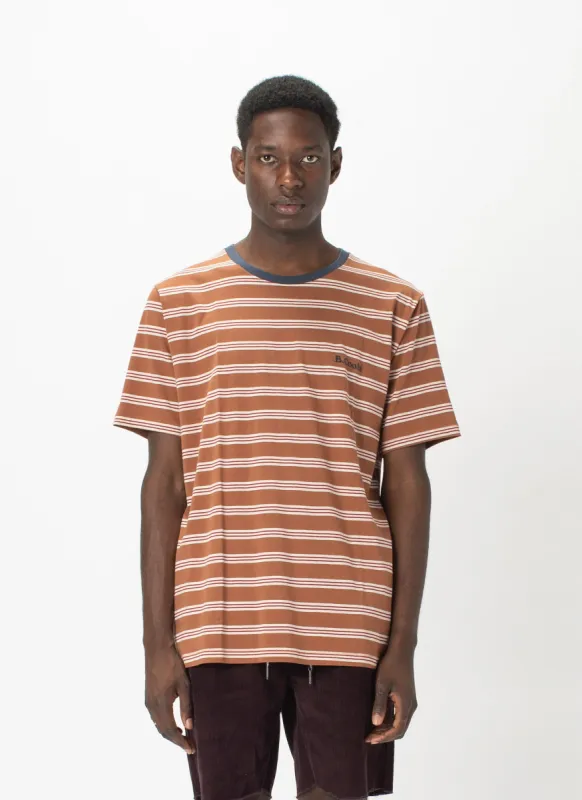 B.Cools Embro Tee Clay Stripe sold by Barney Cools