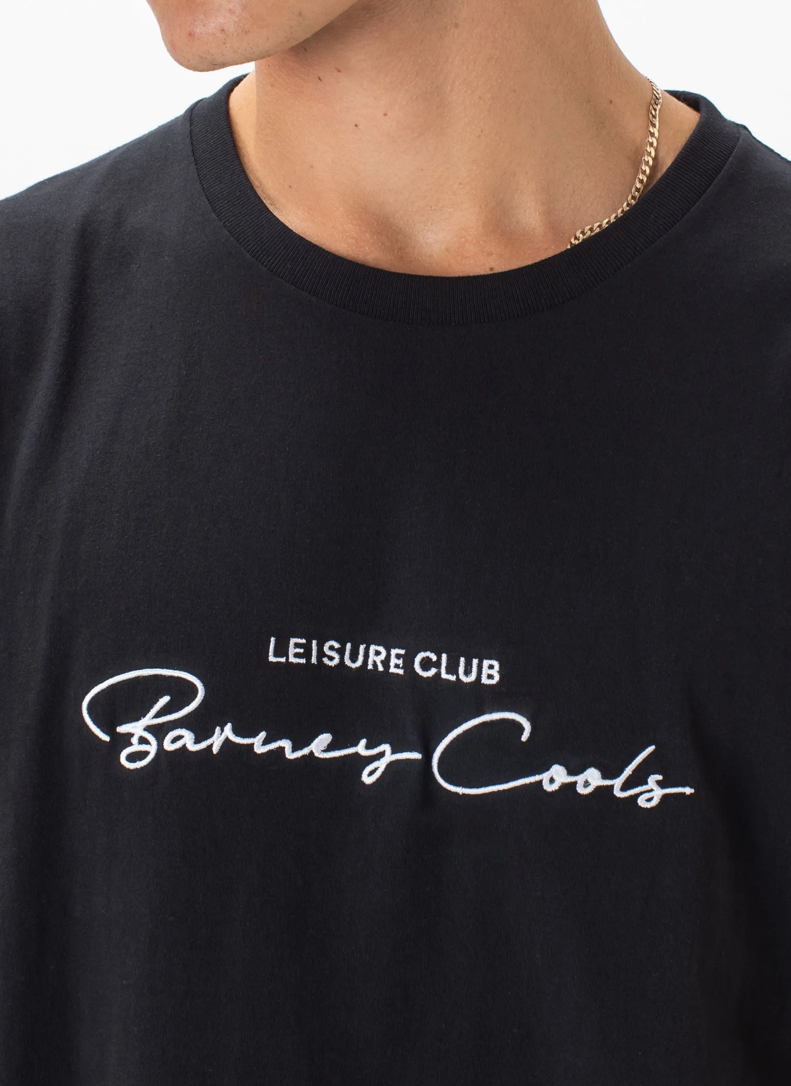 Club Script Tee Black sold by Barney Cools product image thumbnail 2