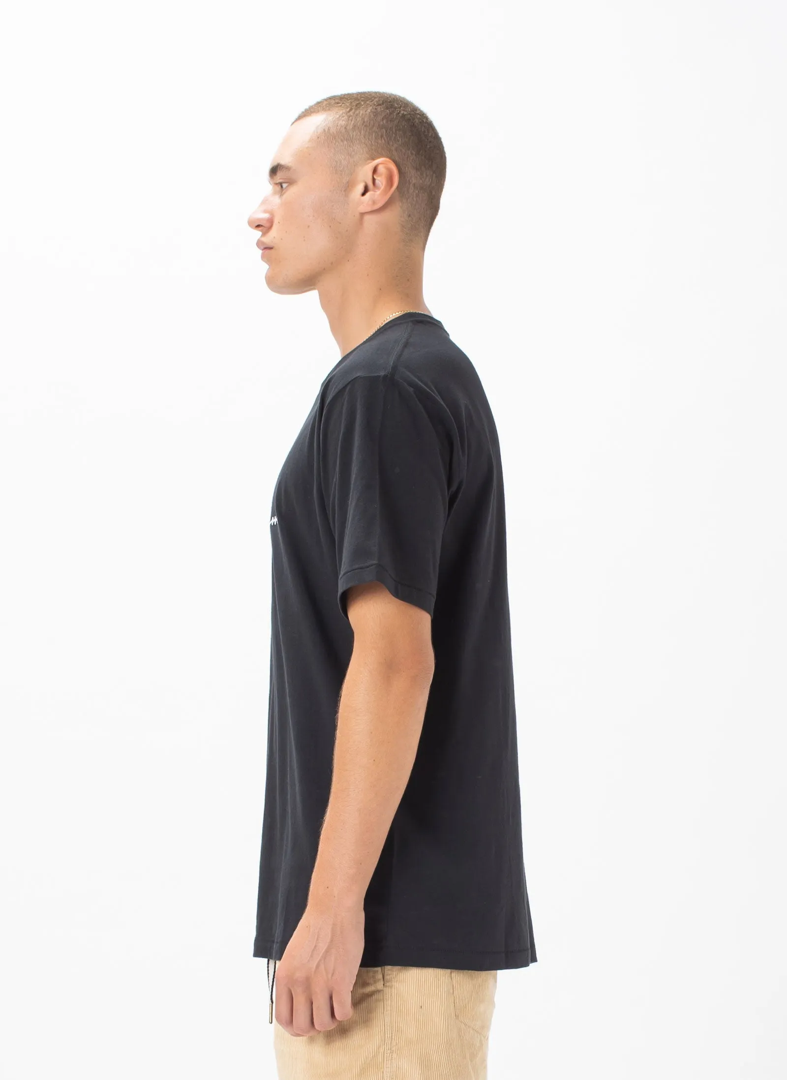 Club Script Tee Black sold by Barney Cools product image thumbnail 4