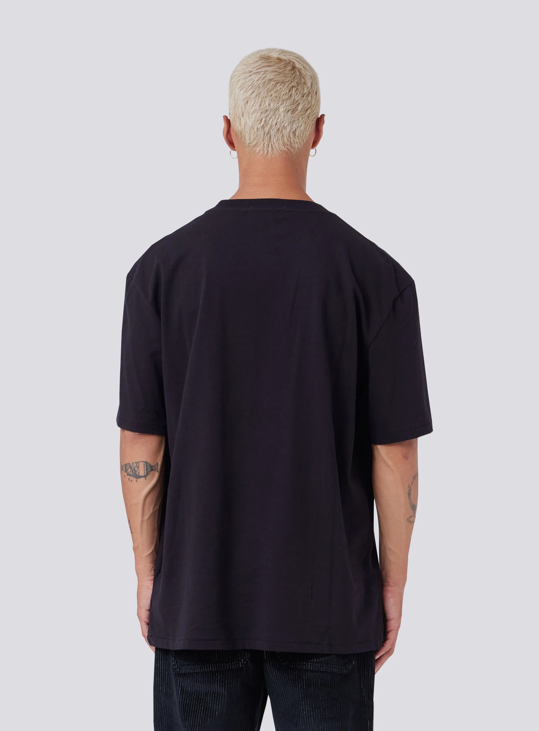 Logo Tee Jet Black sold by Barney Cools product image thumbnail 5