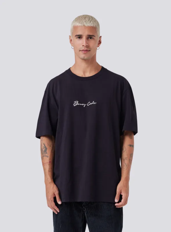 Logo Tee Jet Black sold by Barney Cools